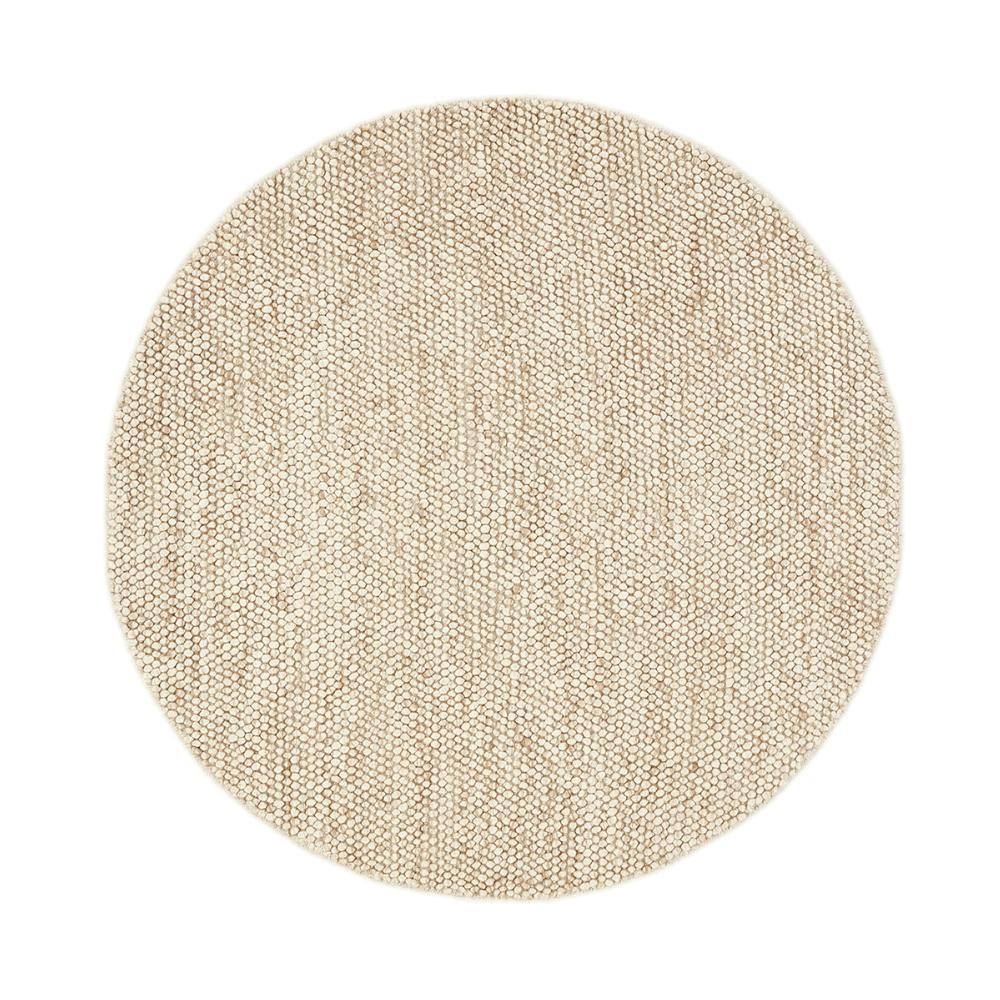 Runder Teppich BUBBLES beige