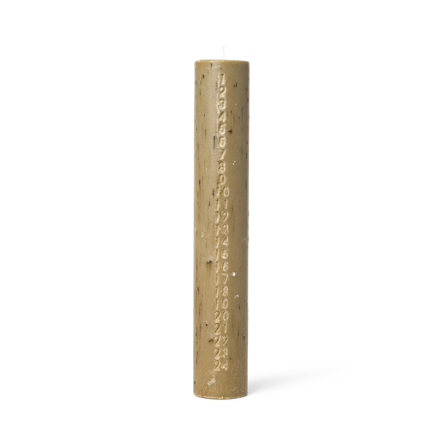 Advent candle MURA brown