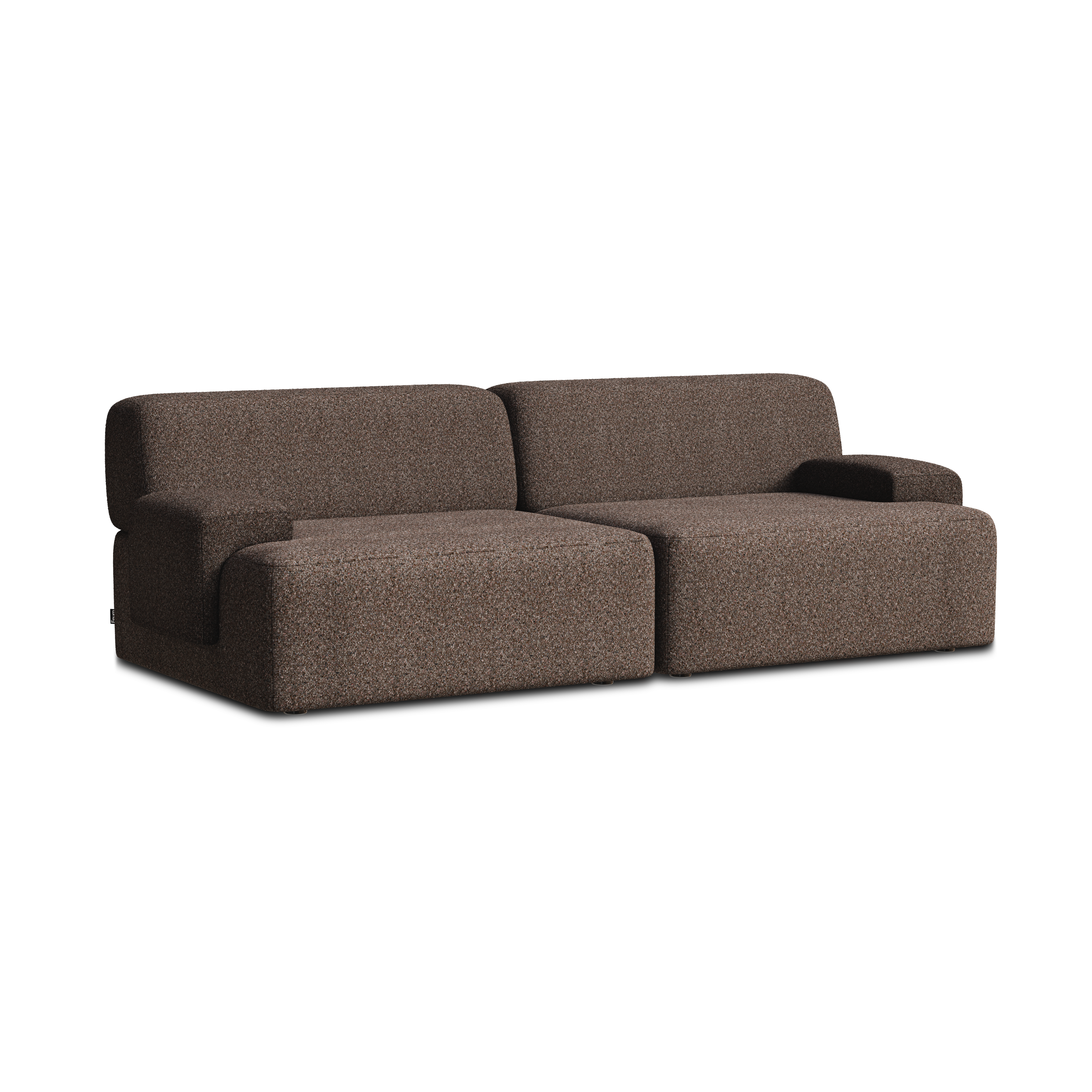 Modulsofa 2-sitzig UMI braun