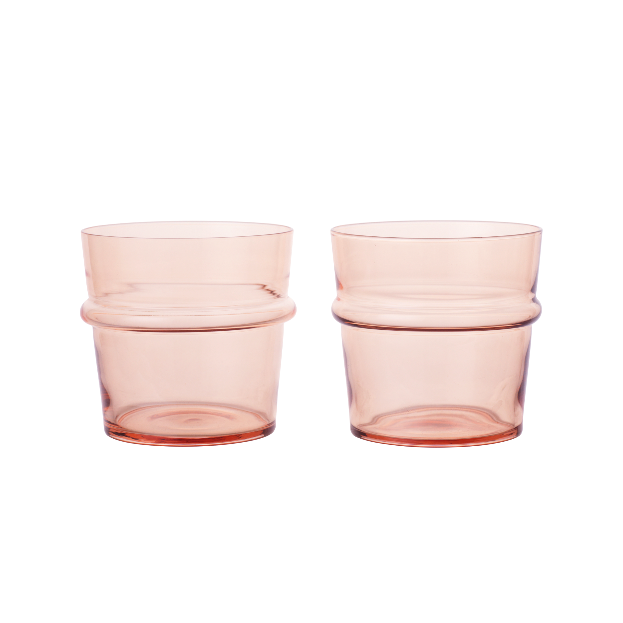 BOYA Glasses Set Pink Glass