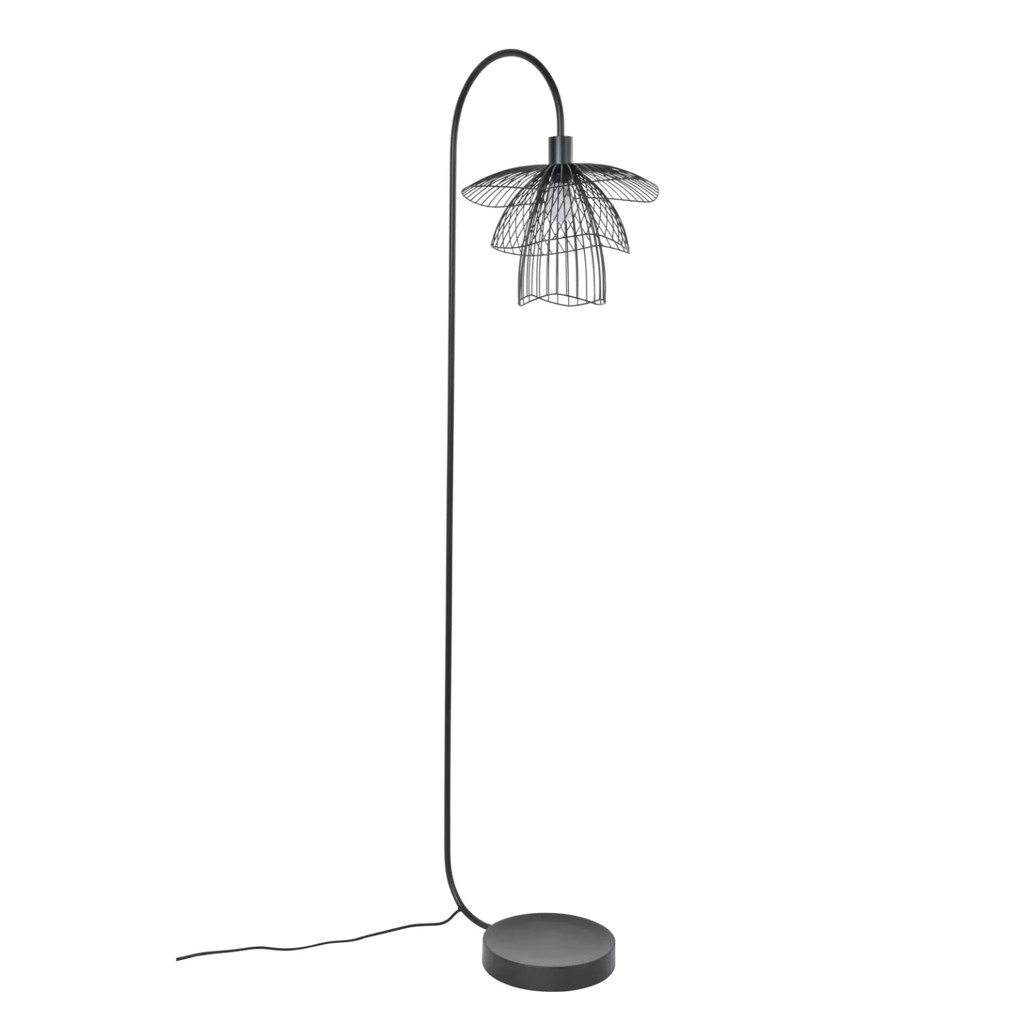 Lampa podłogowa PAPILLON czarny – Forestier