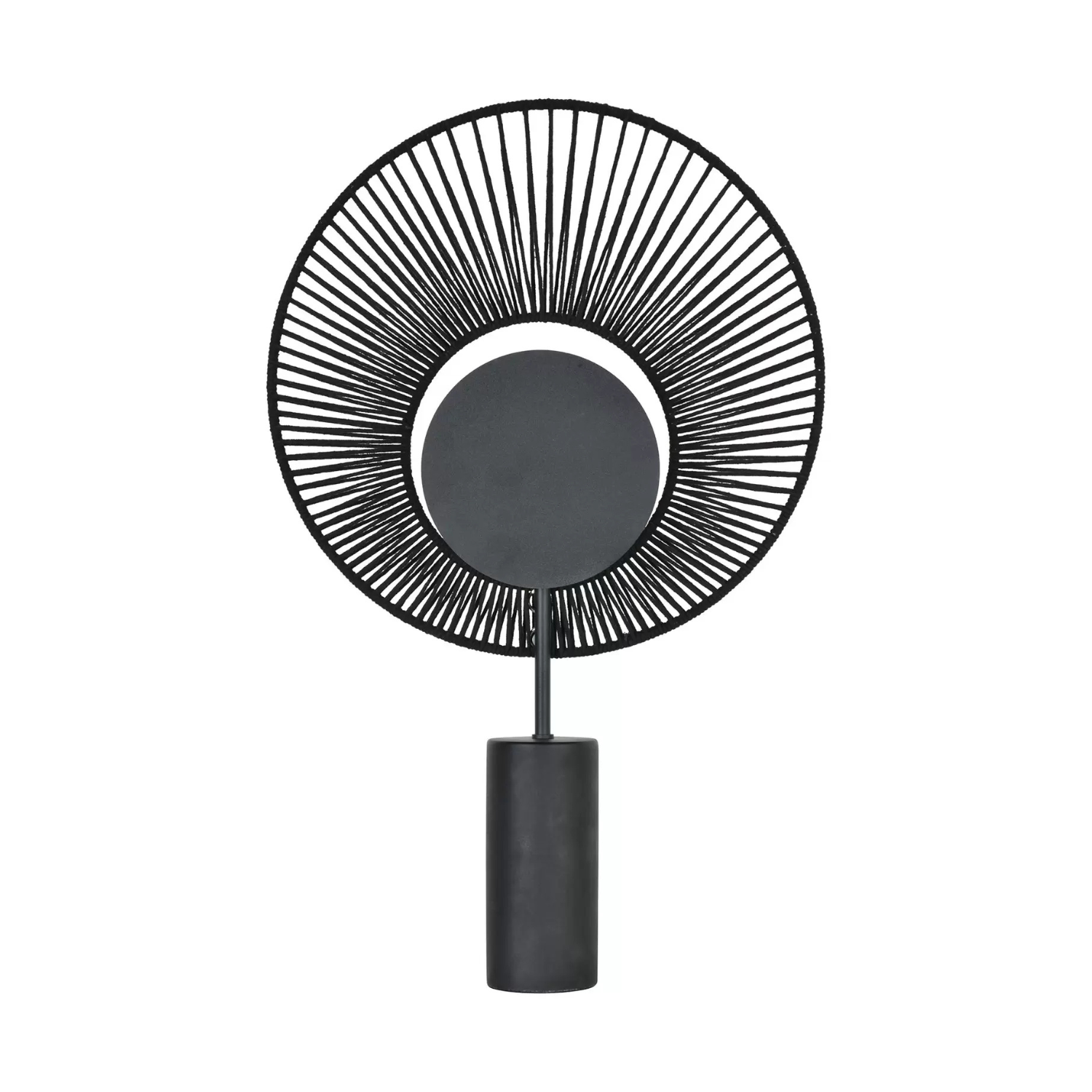 Tischlampe Auster schwarz