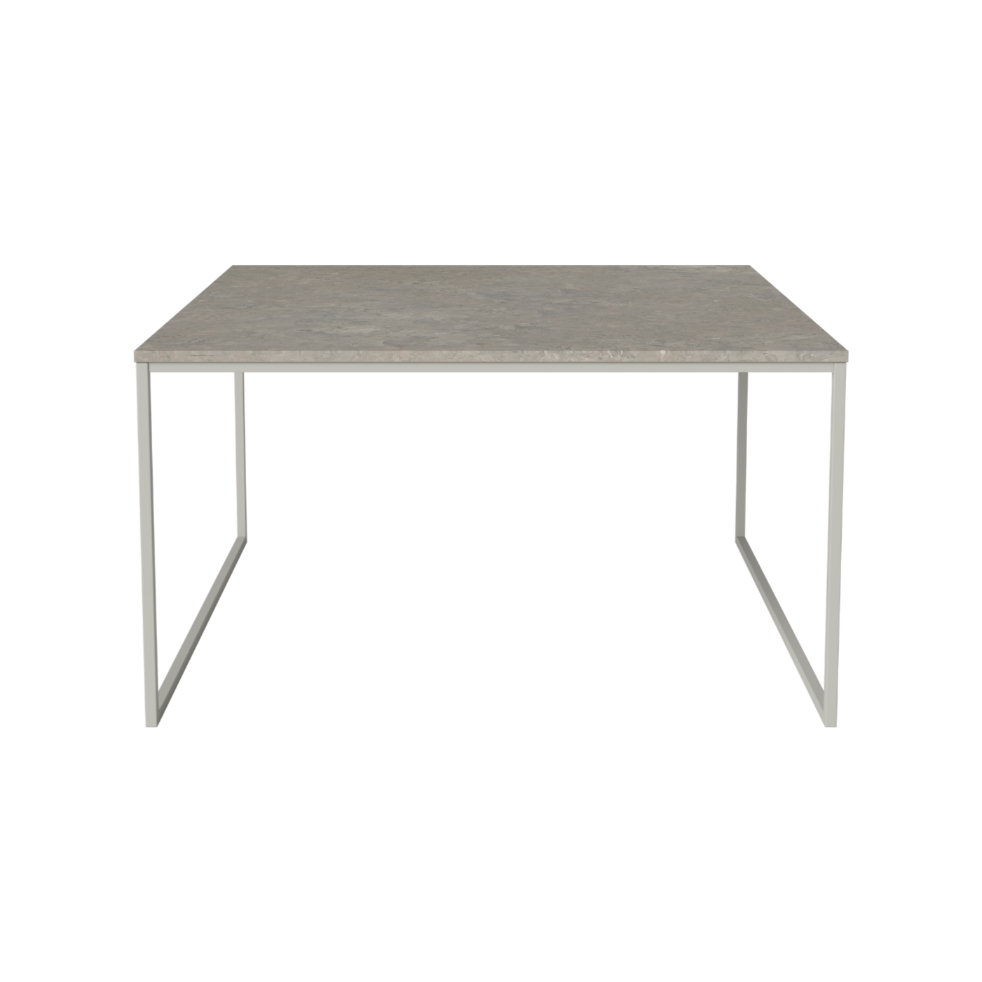 Salontafel COMO grijze stalen basis