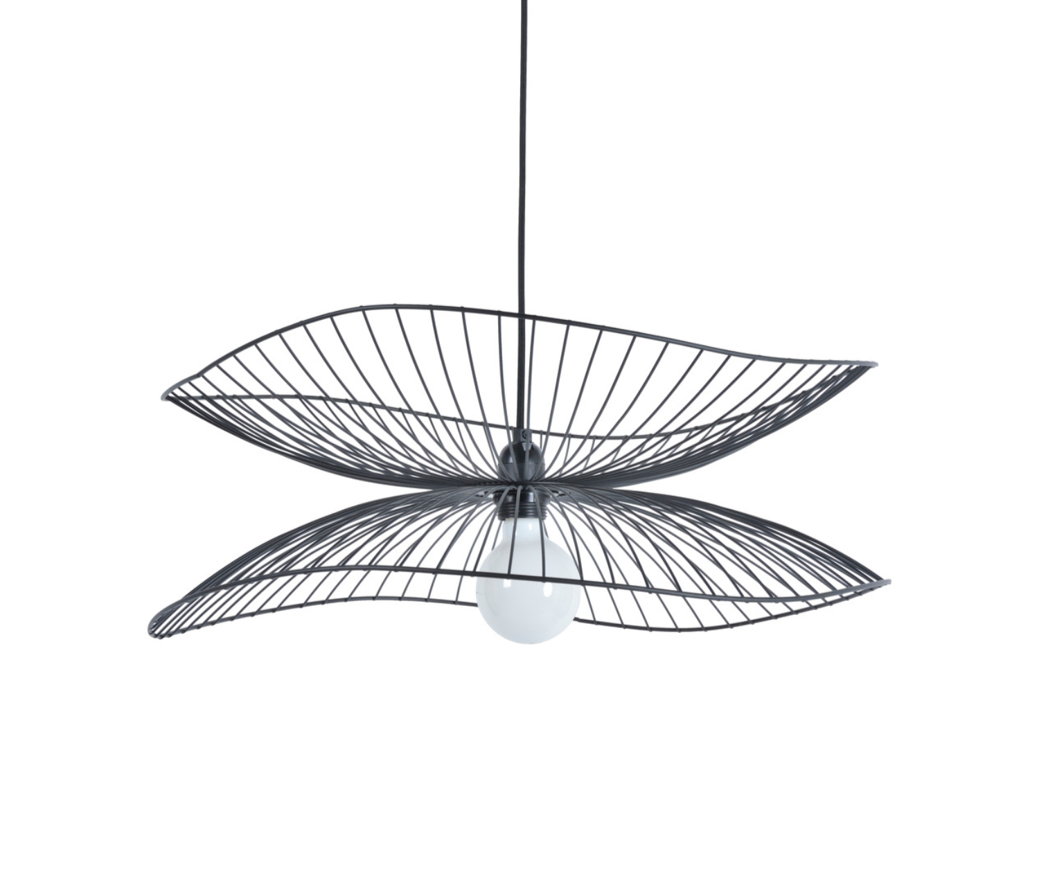 Lampa wisząca LIBELLULE czarny – Forestier