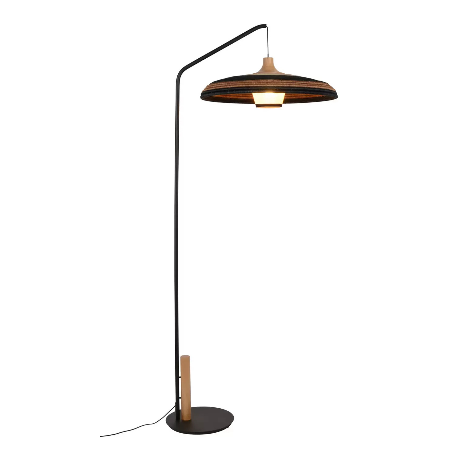 Lampa podłogowa GRASS brązowy – Forestier
