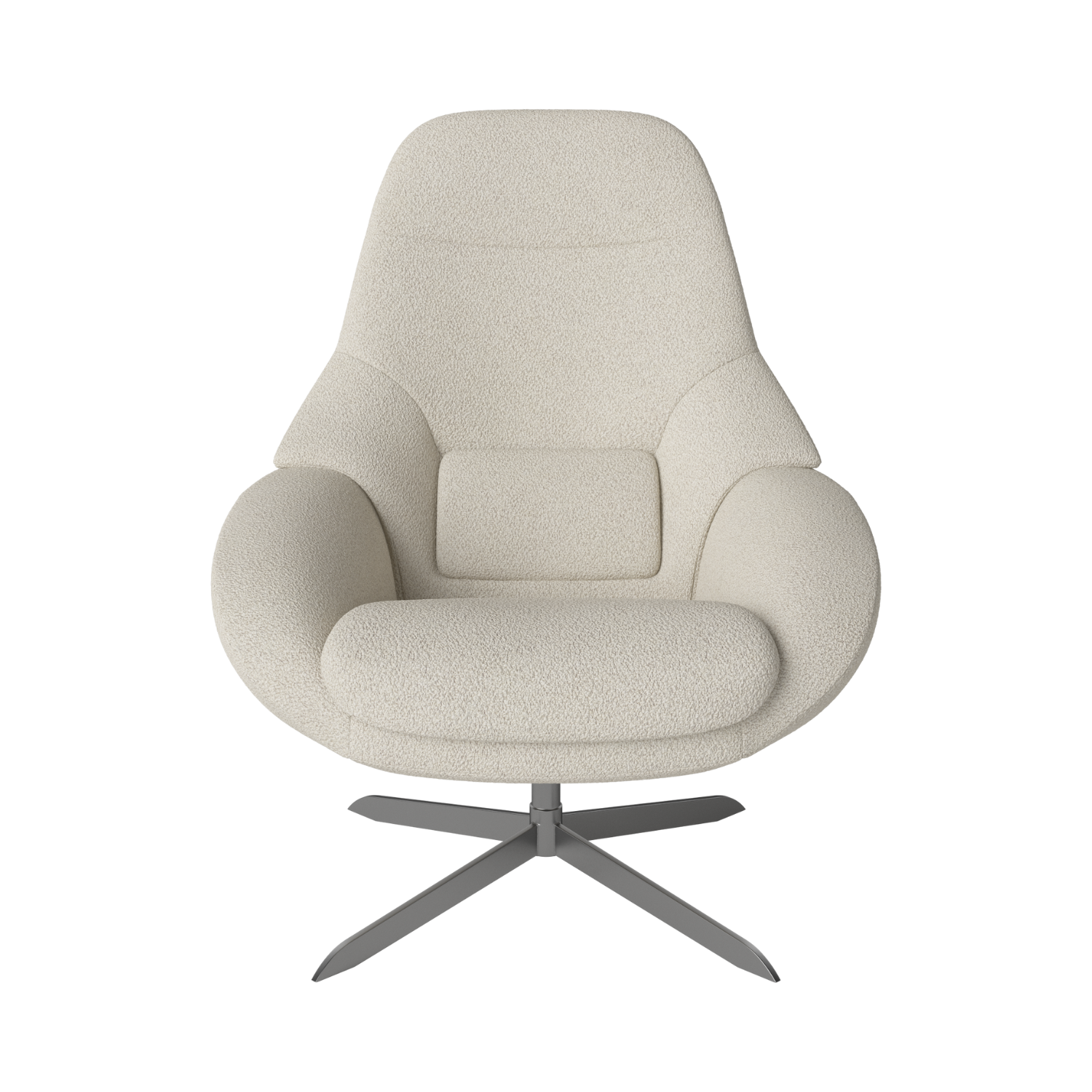 Fauteuil SAGA stalen basis