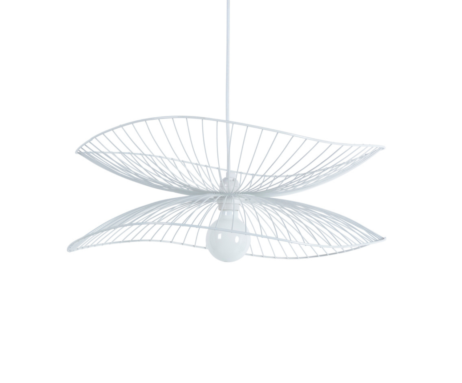 Lampa wisząca LIBELLULE biały – Forestier