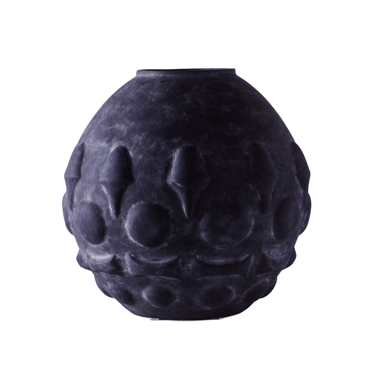 ST MARIA vase black ceramic