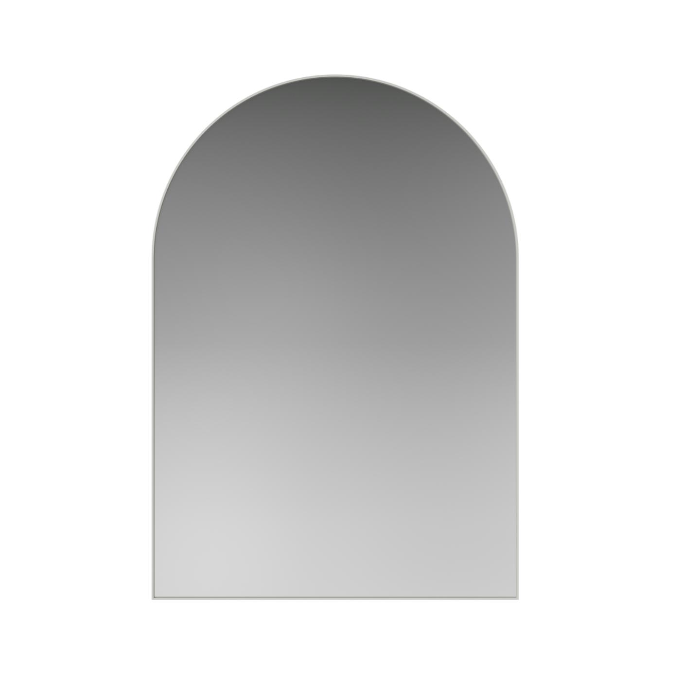 Lustro RIPPLE met grijze lijst
