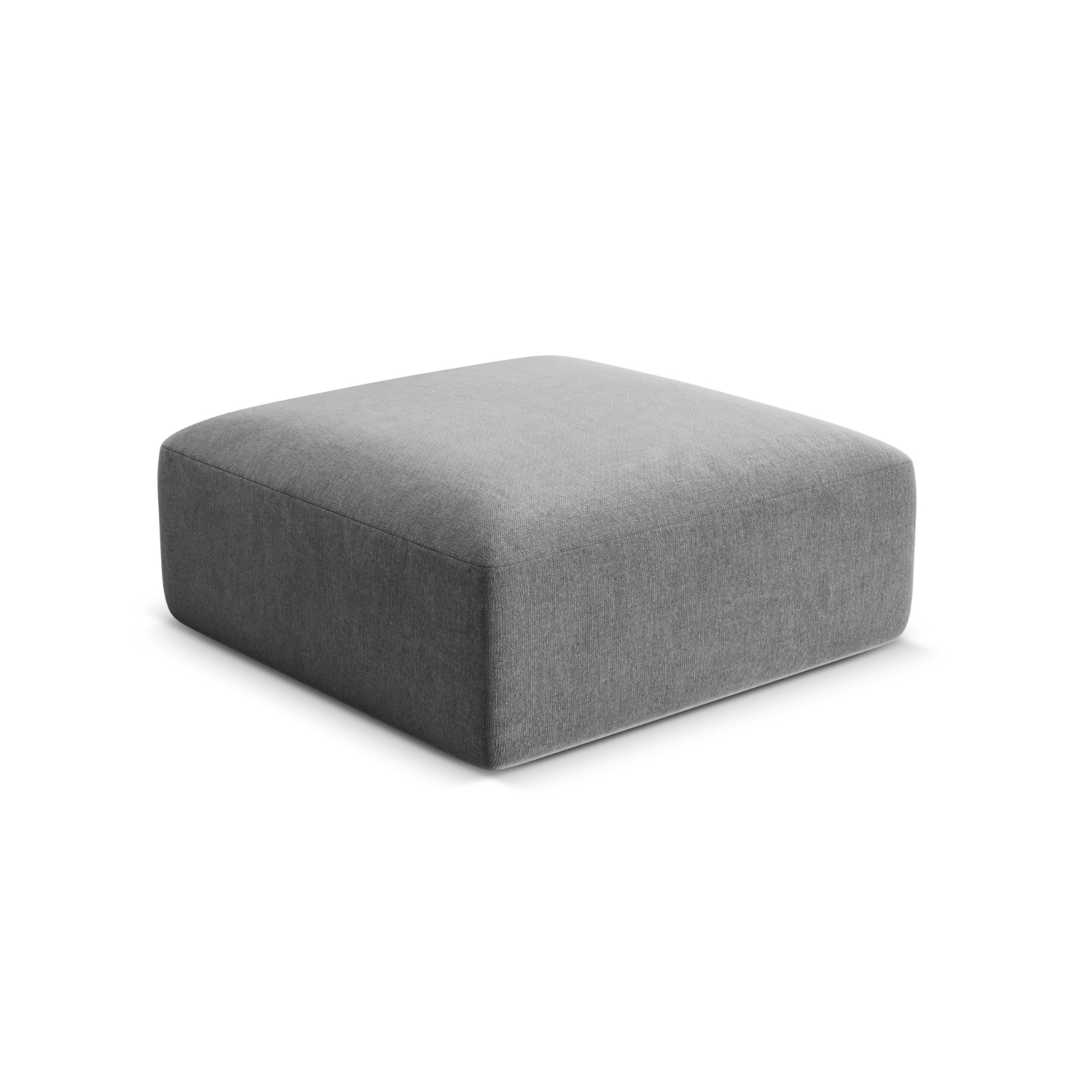 Samt Pouf CAMPI grau