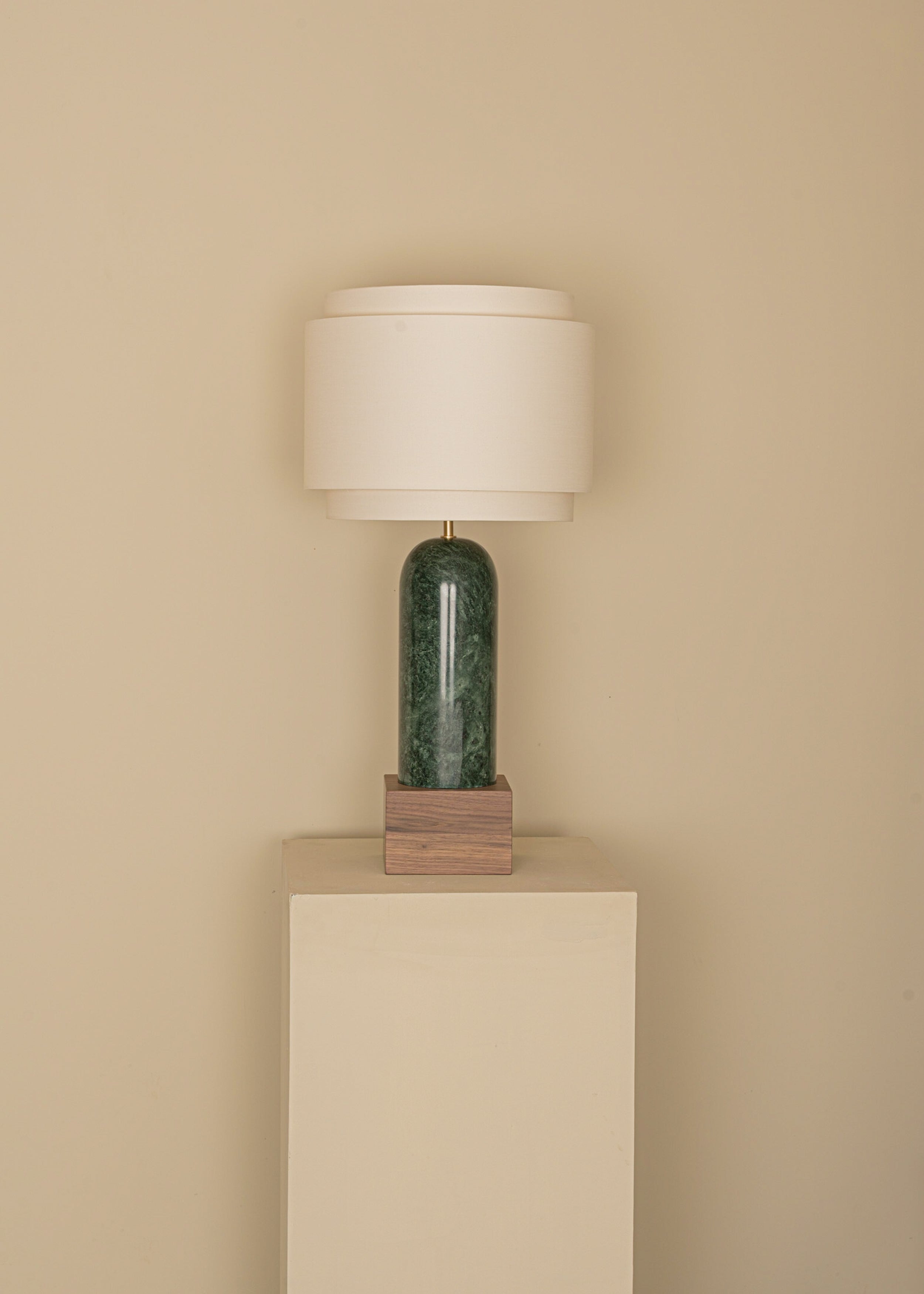 PURA KELO DOUBLE Table Lamp Green Marble
