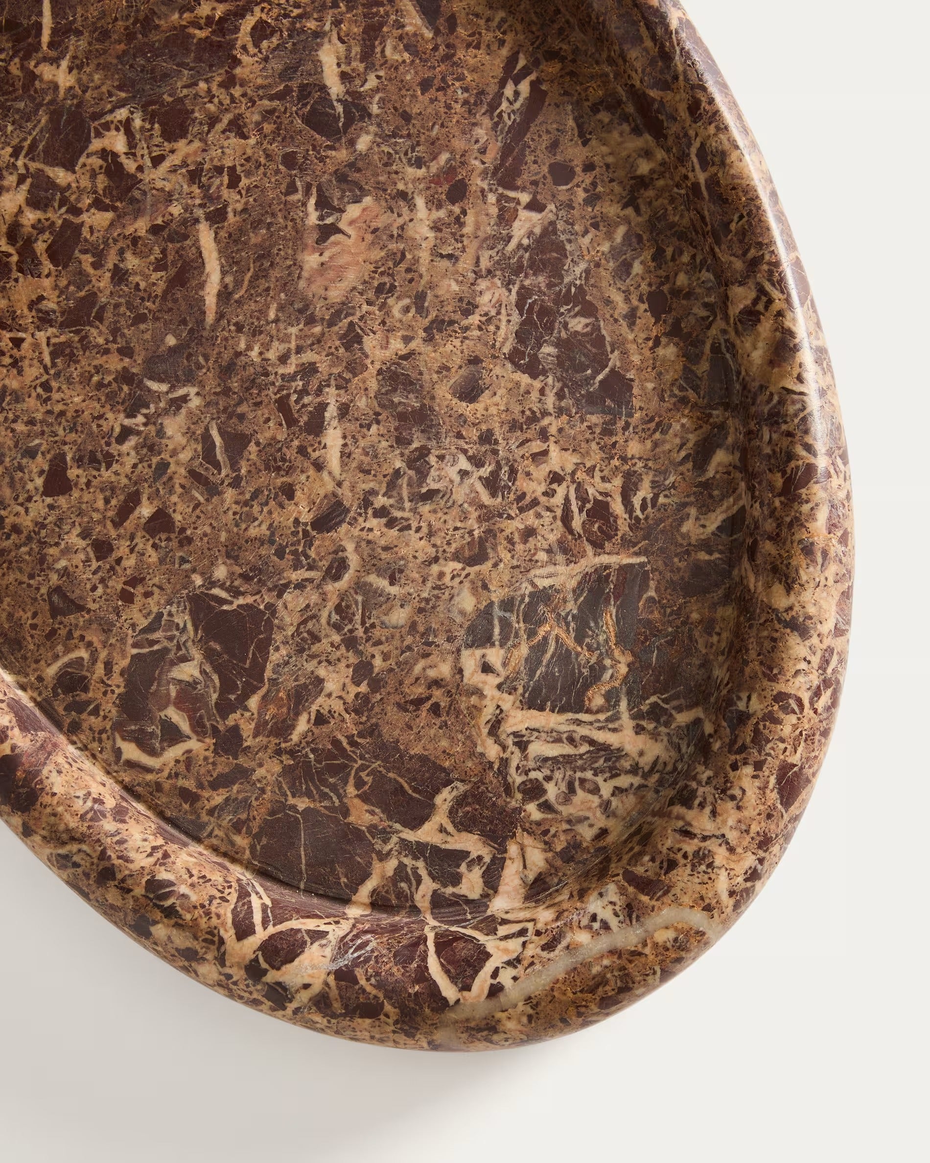 Lenorel Tray in Burgundy Marble