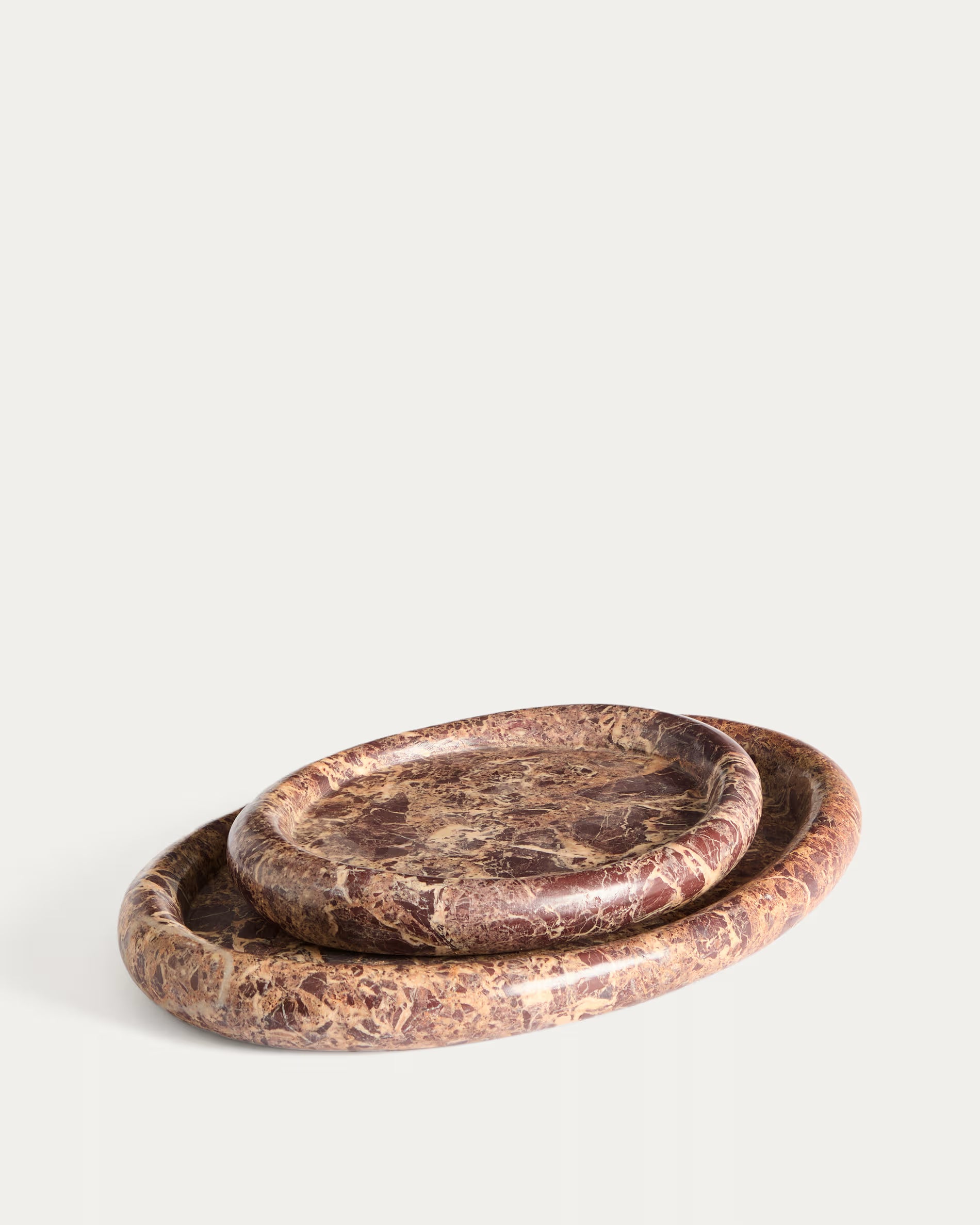 Lenorel Tray in Burgundy Marble