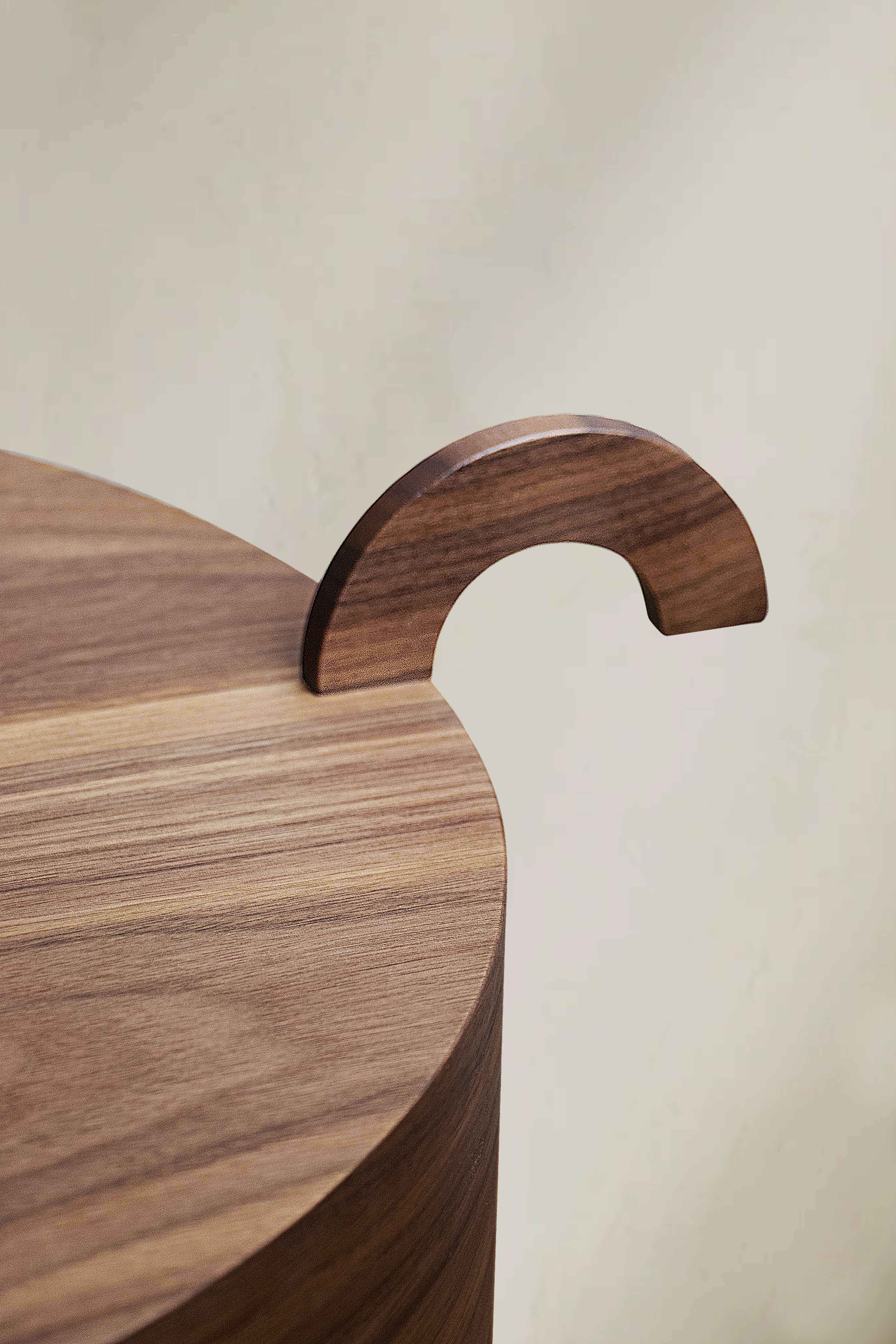 Koffietafel RARA AVIS notenhout met marmeren basis