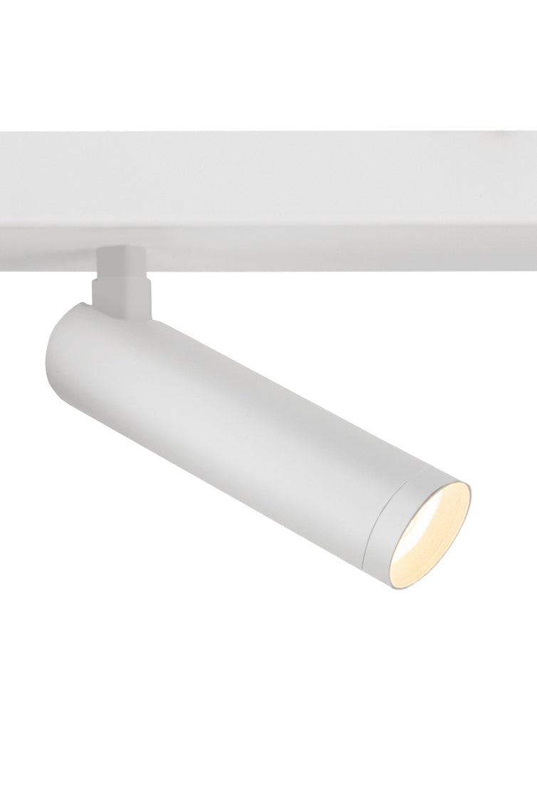 ROLL 2 White Two-Point Ceiling Lamp