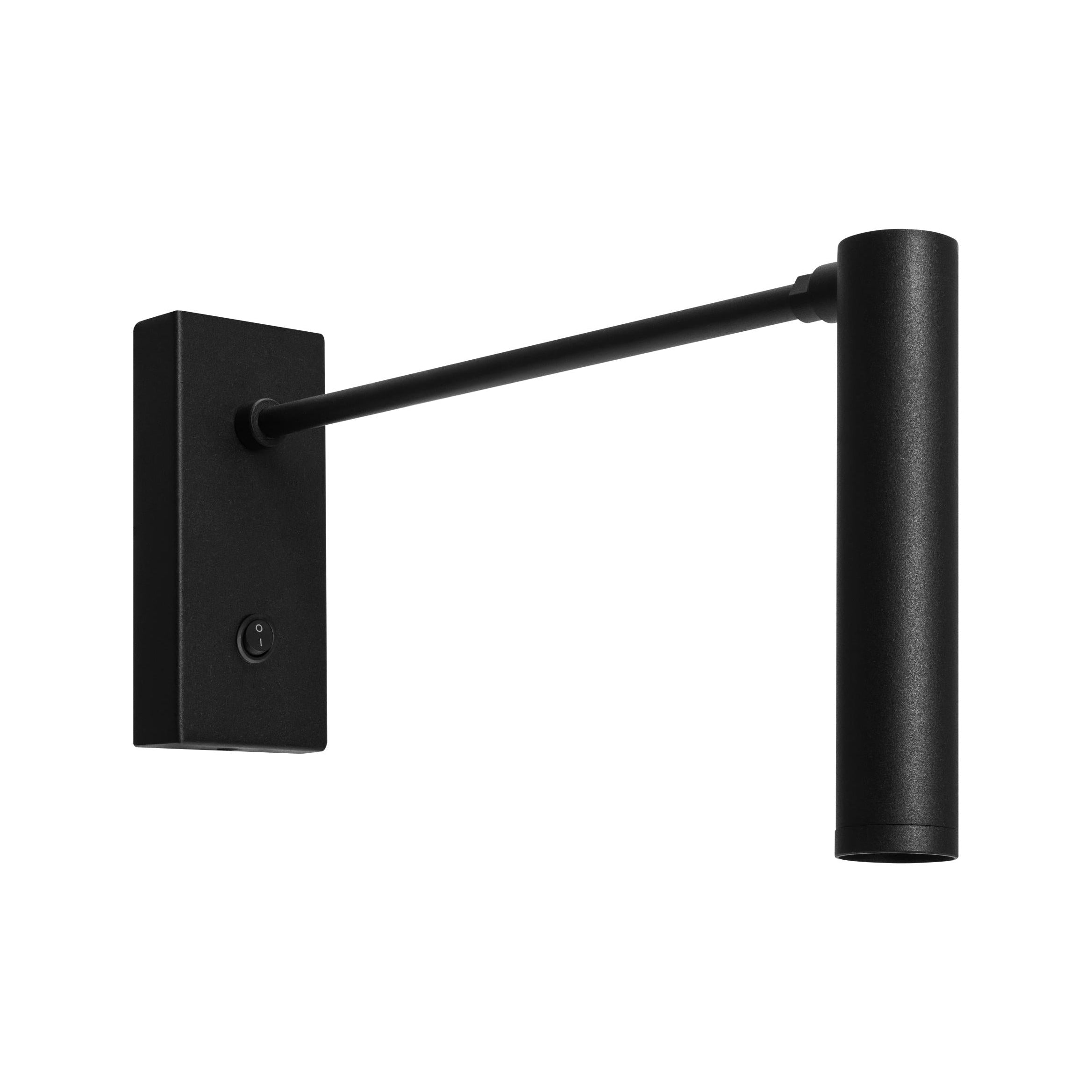 Verstelbare wandlamp ROLL zwart