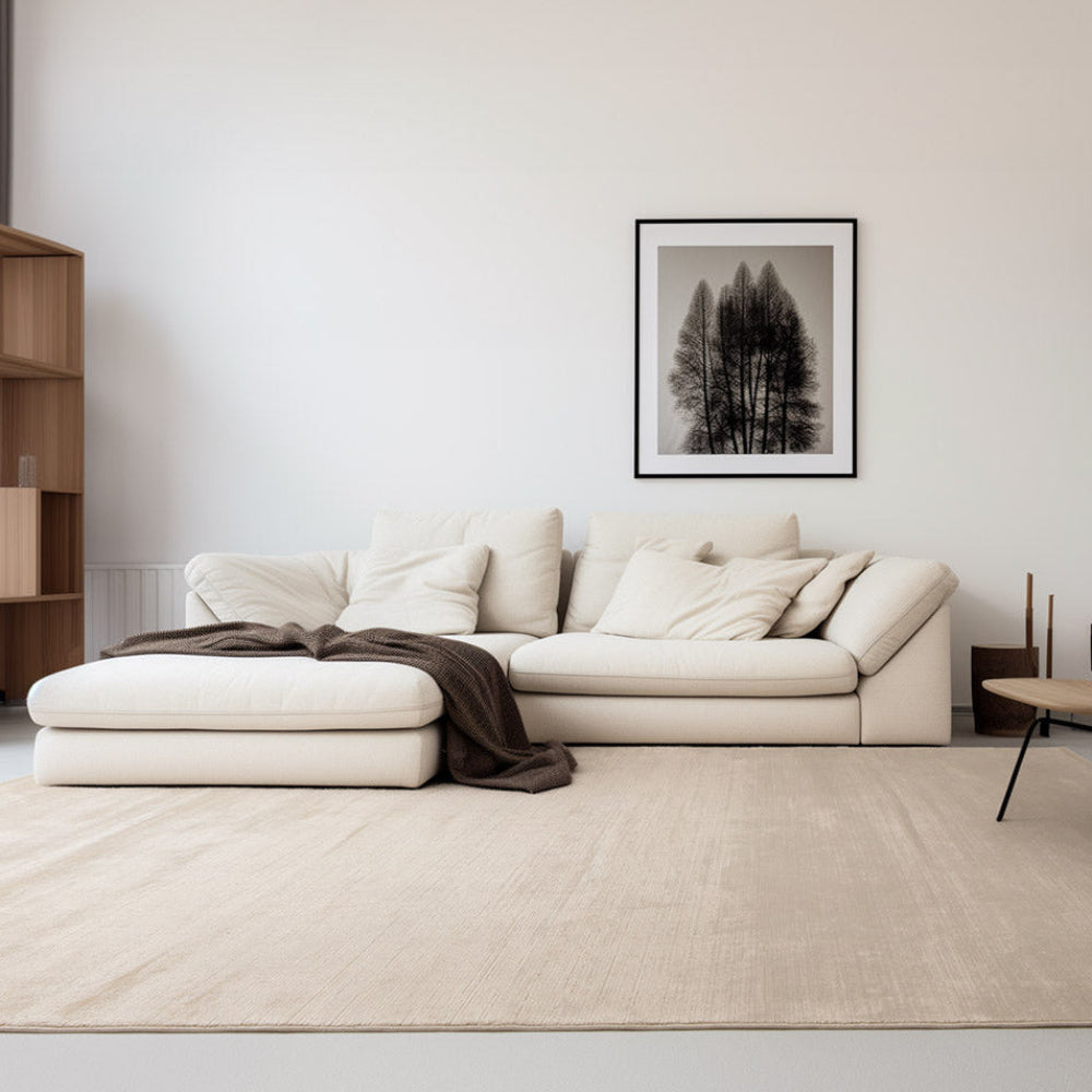 Kremkleurig ROYAL tapijt