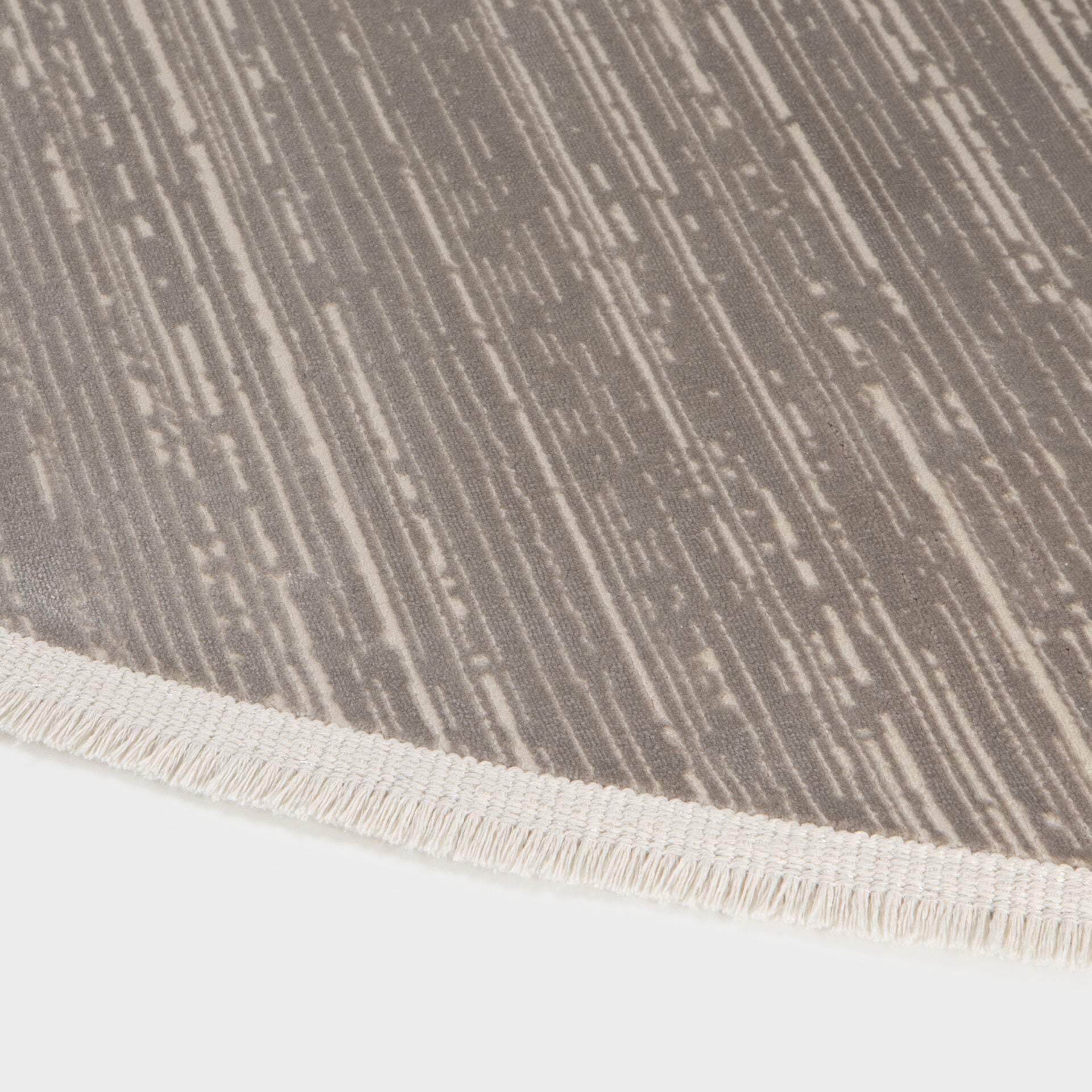 Rond tapijt ROYAL grijsbeige