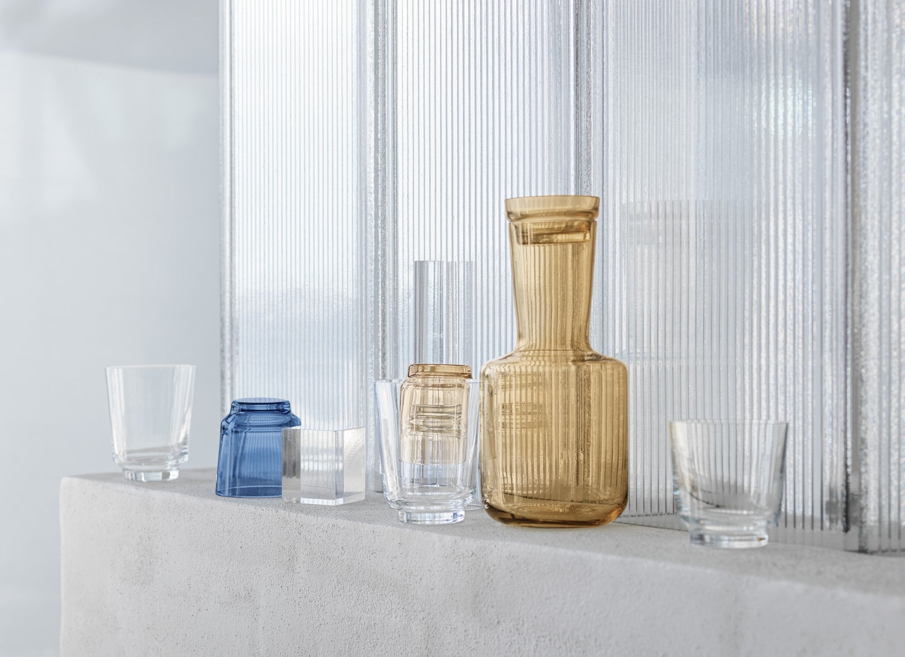 RAISE Dark Blue Glasses Set