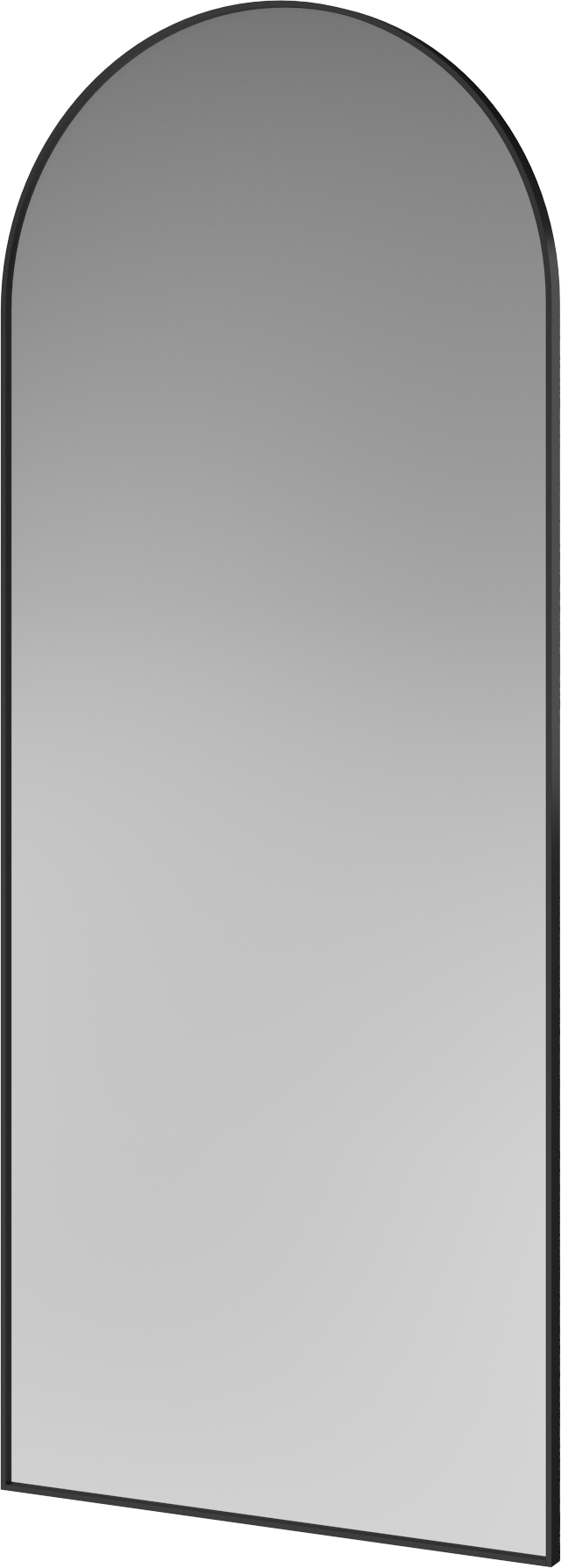 Lustro RIPPLE met zwarte lijst