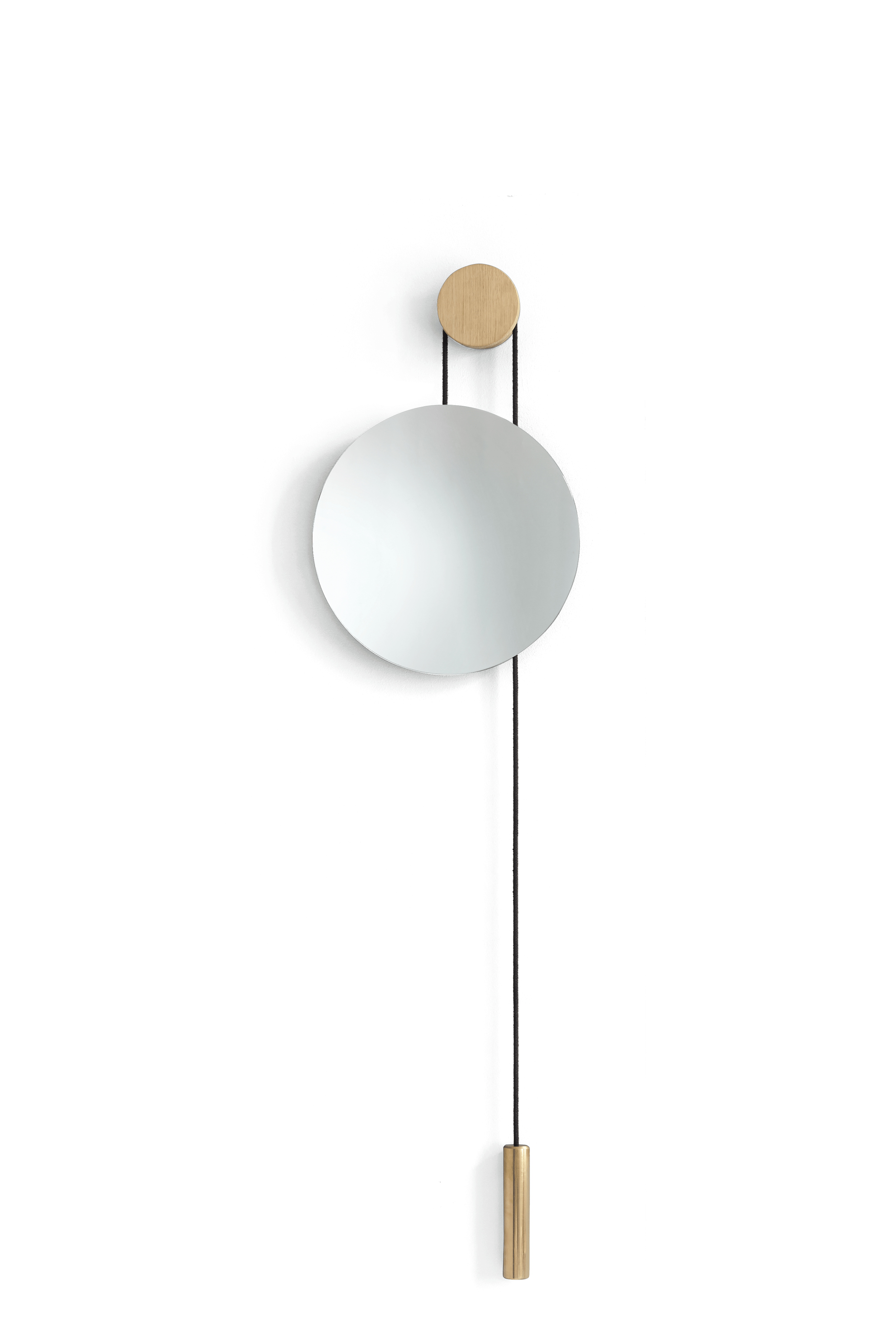 Lustro RISE & SHINE eik en messing