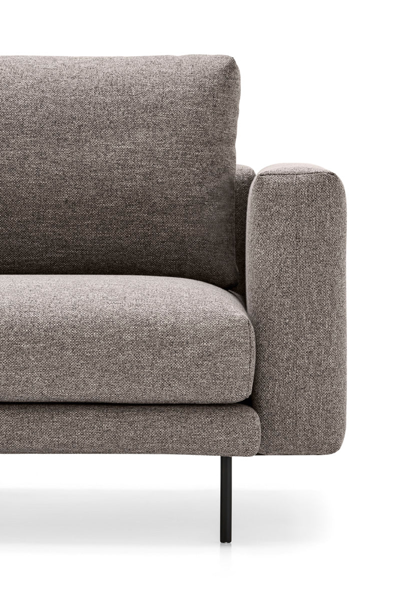 Narożnik lewostronny ROD tapicerowany – metal, Calligaris