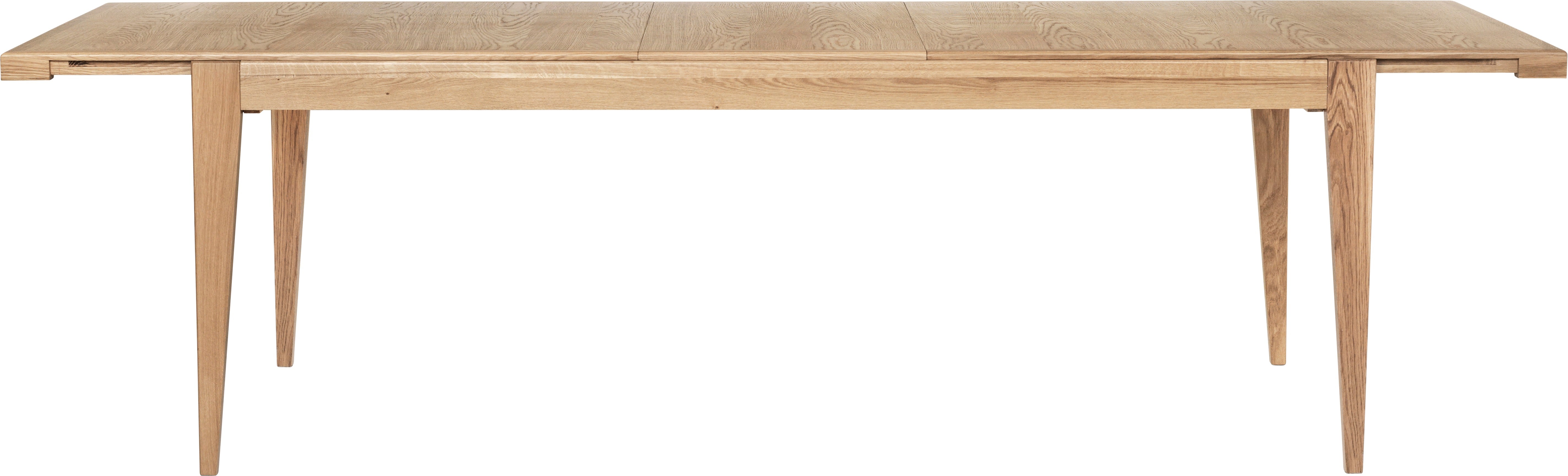 Uittrekbare tafel S-TABLE van eikenhout