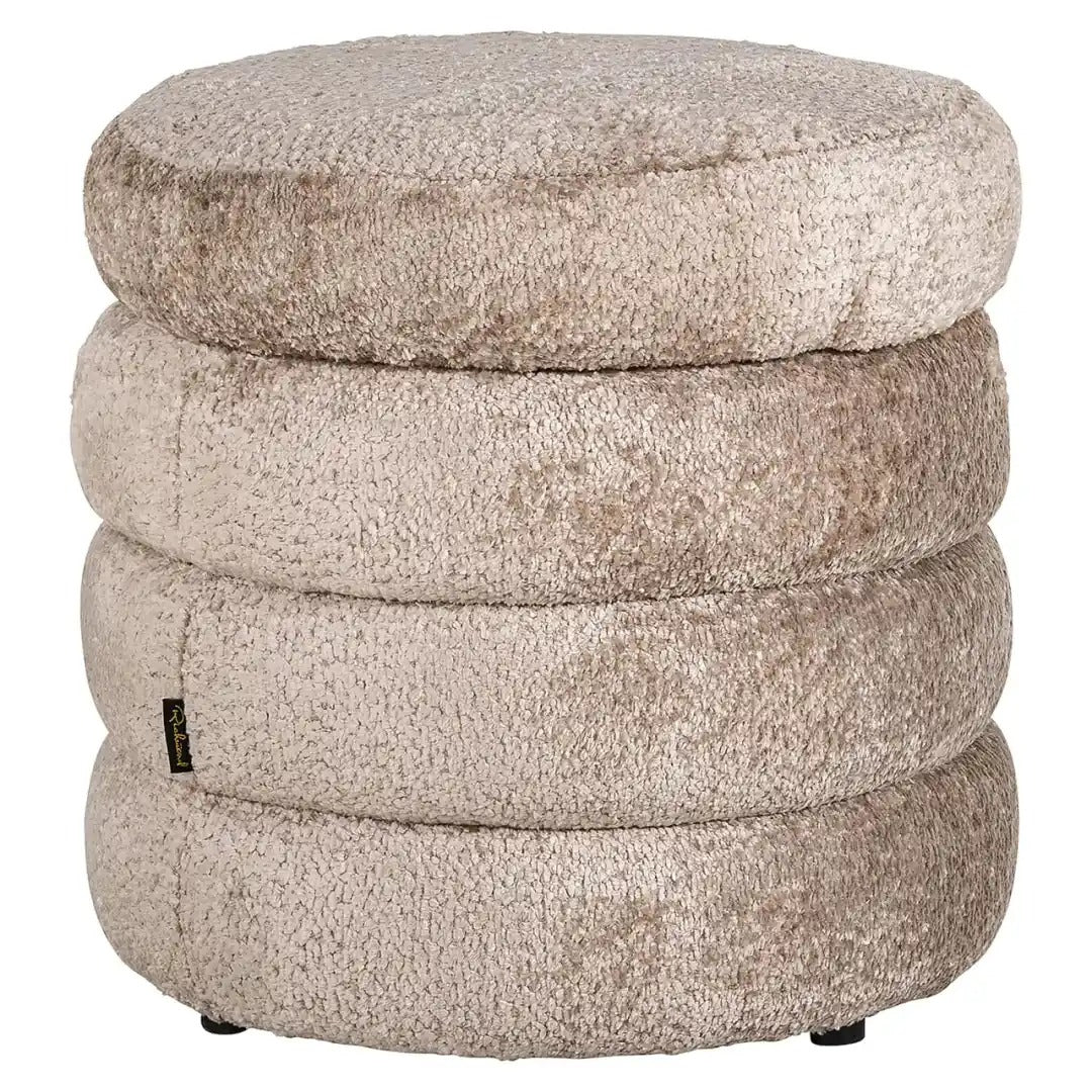 Pouf mit Stauraum ADELE beige