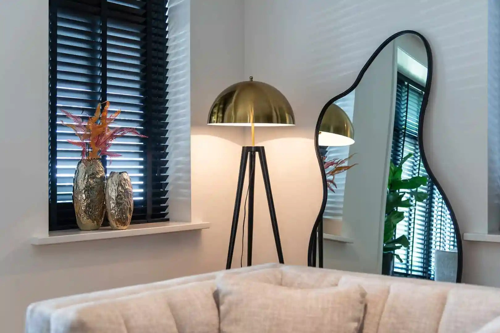 ALTON brushed gold mirror