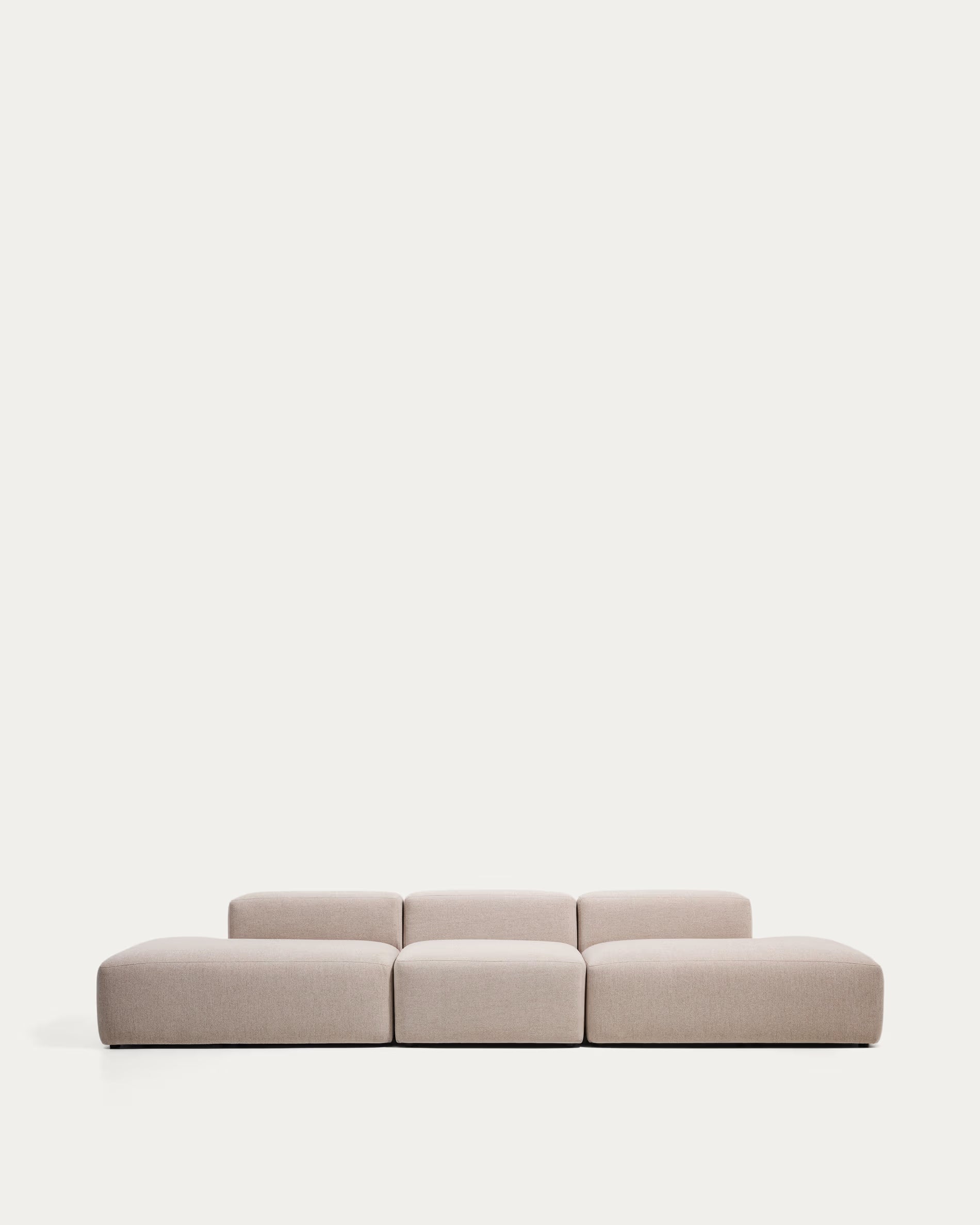Sofa 4-osobowa BLOK beżowy szenil