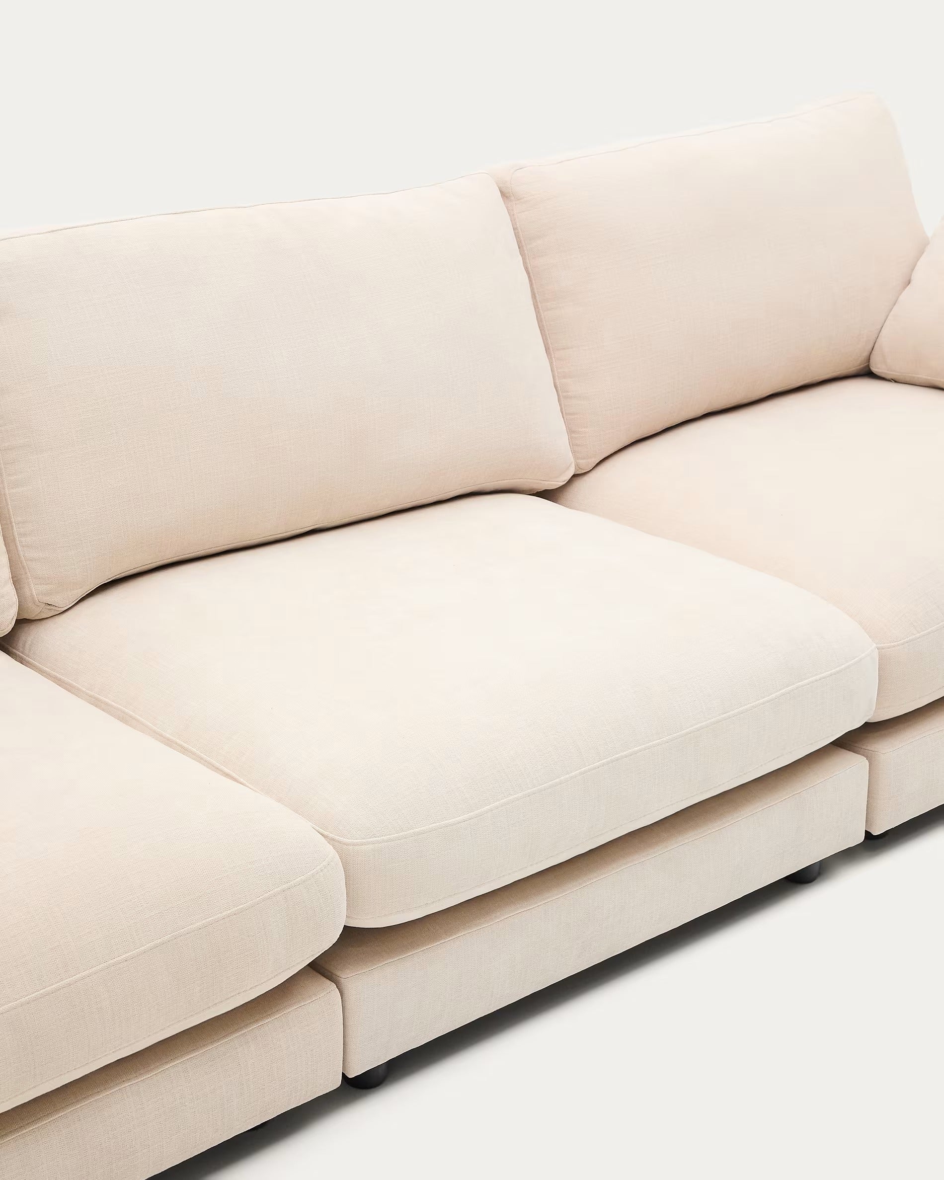 Sofa 4-osobowa GALA beżowy szenil do salonu – styl nowoczesny