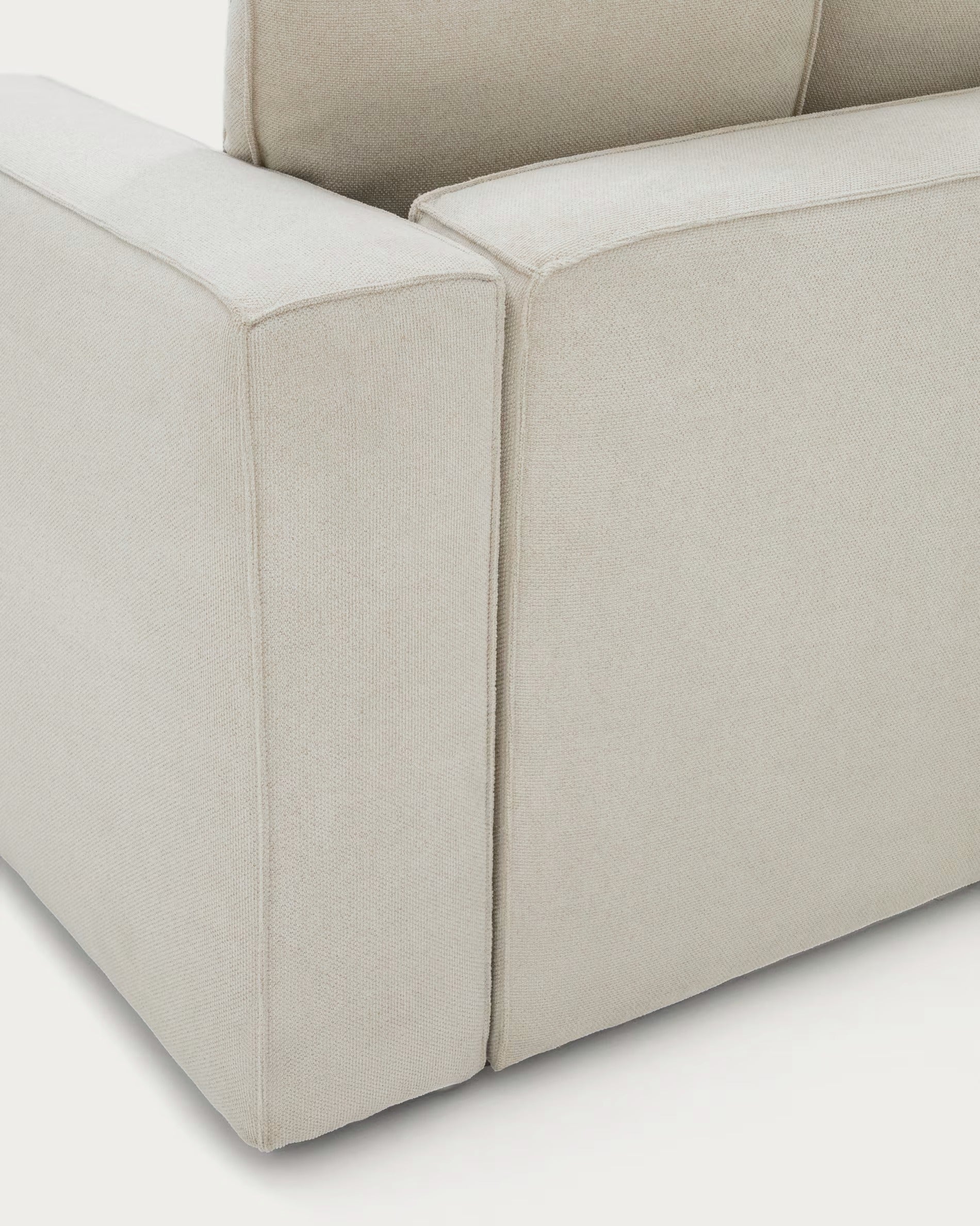 Left-facing 3-seater sofa bed MARELA beige