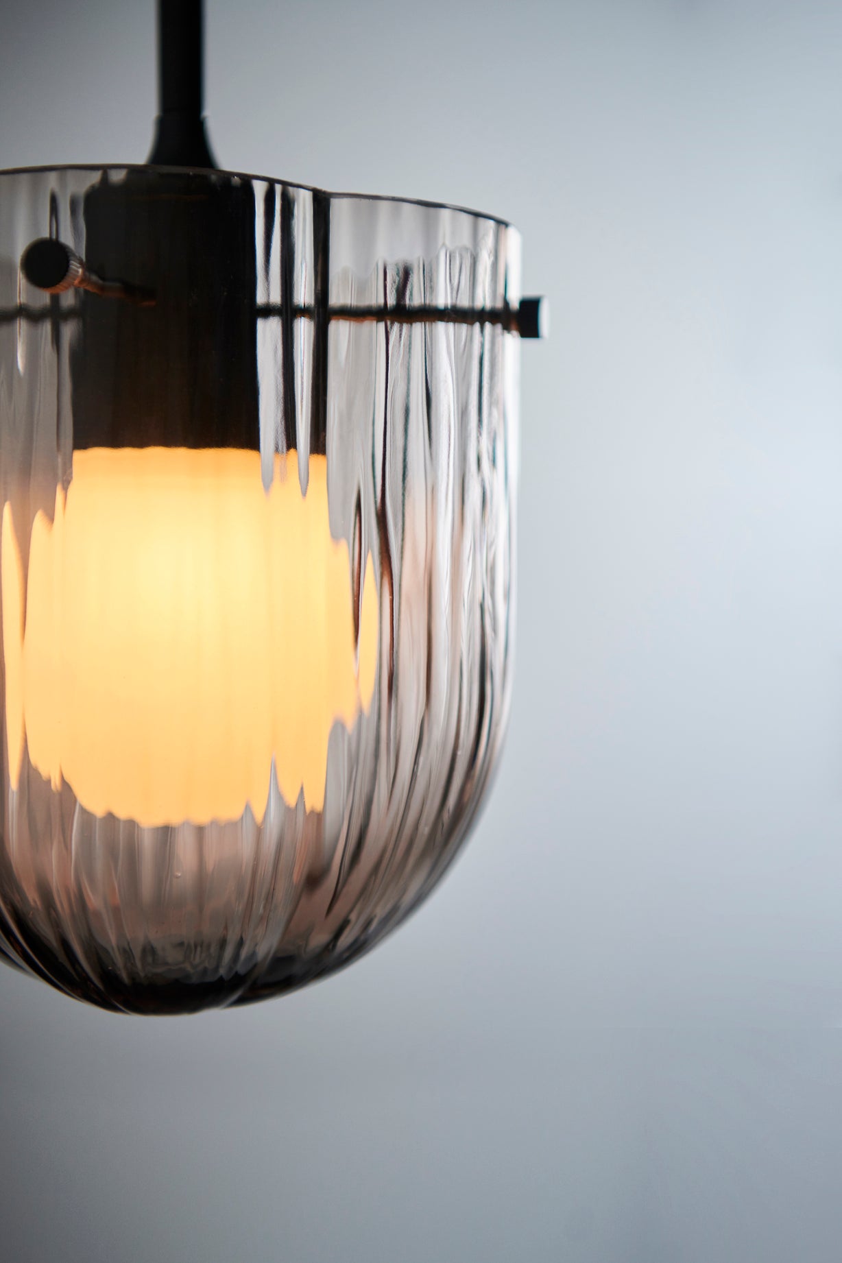 Pendelleuchte SEINE rauchiges Glas