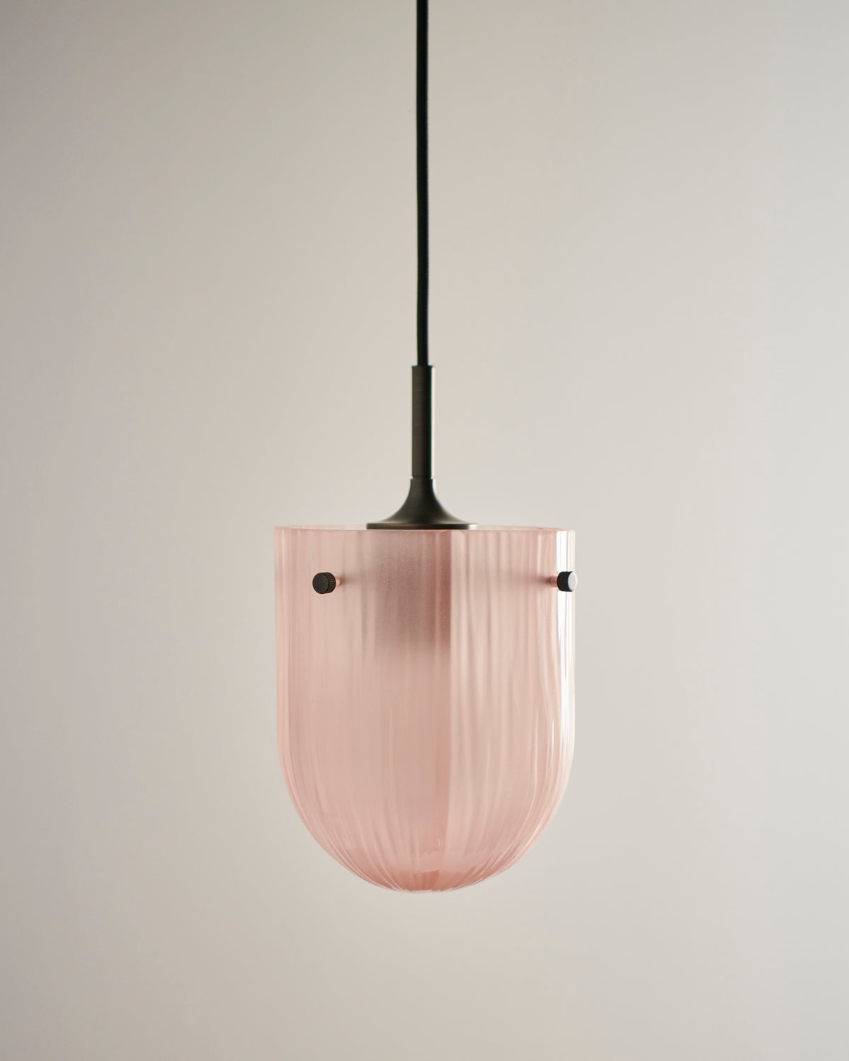 Hanglamp SEINE roze glas
