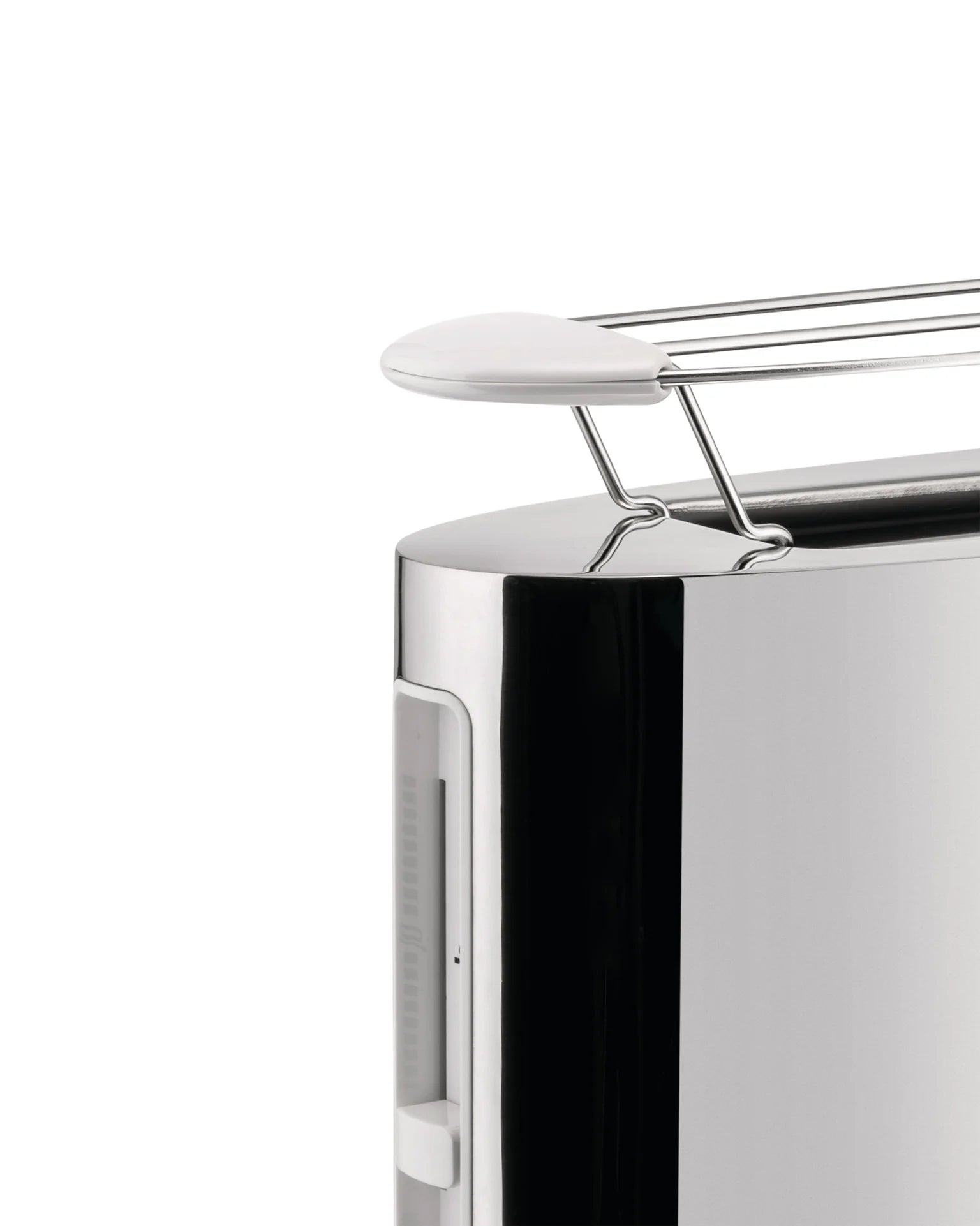 Toster z podgrzewaczem SG68 srebrny z białym – Alessi