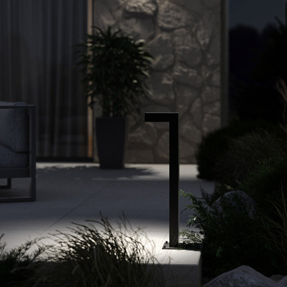 Outdoor floor lamp SLUP black