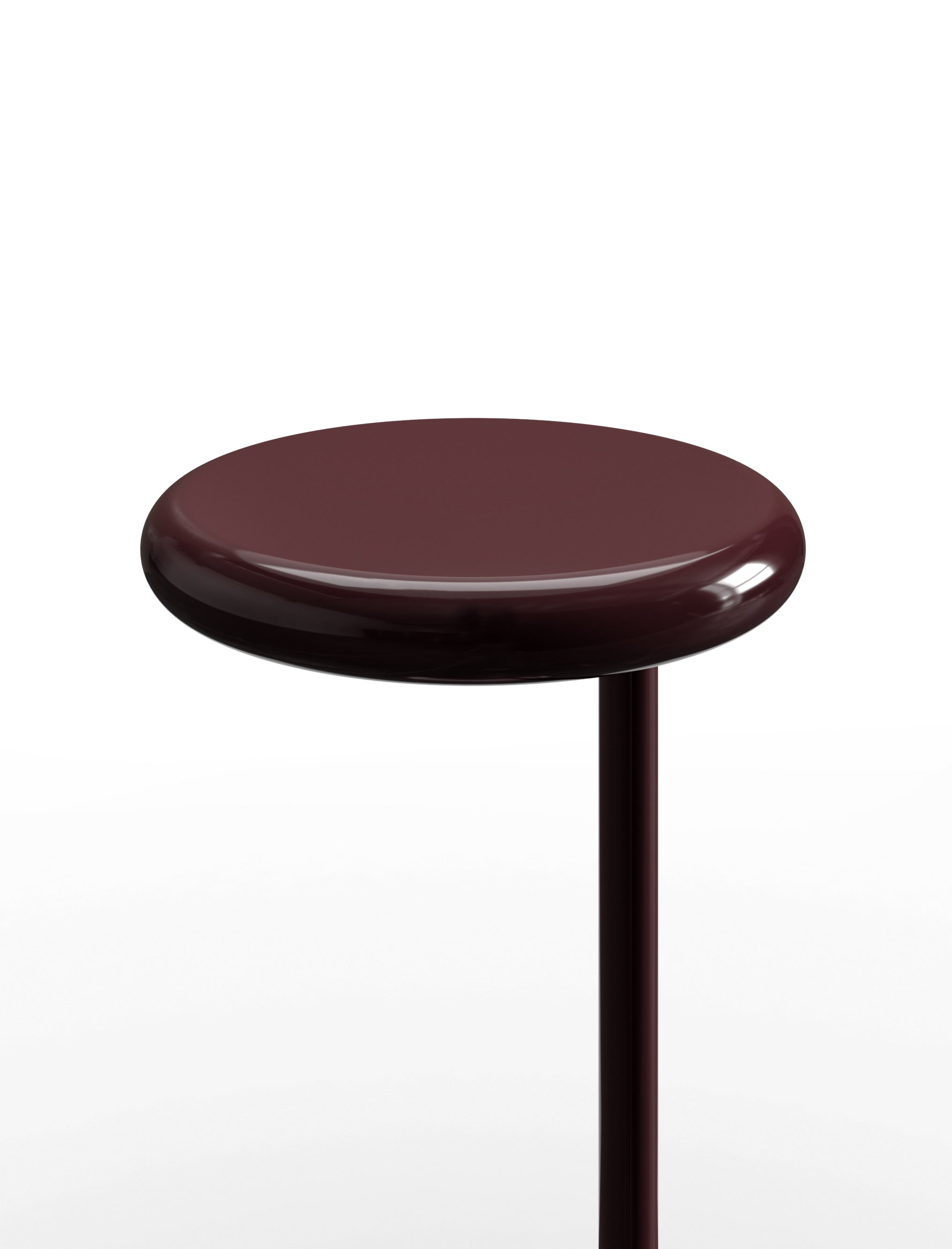 Ronde bijzettafel SPOT bordeaux