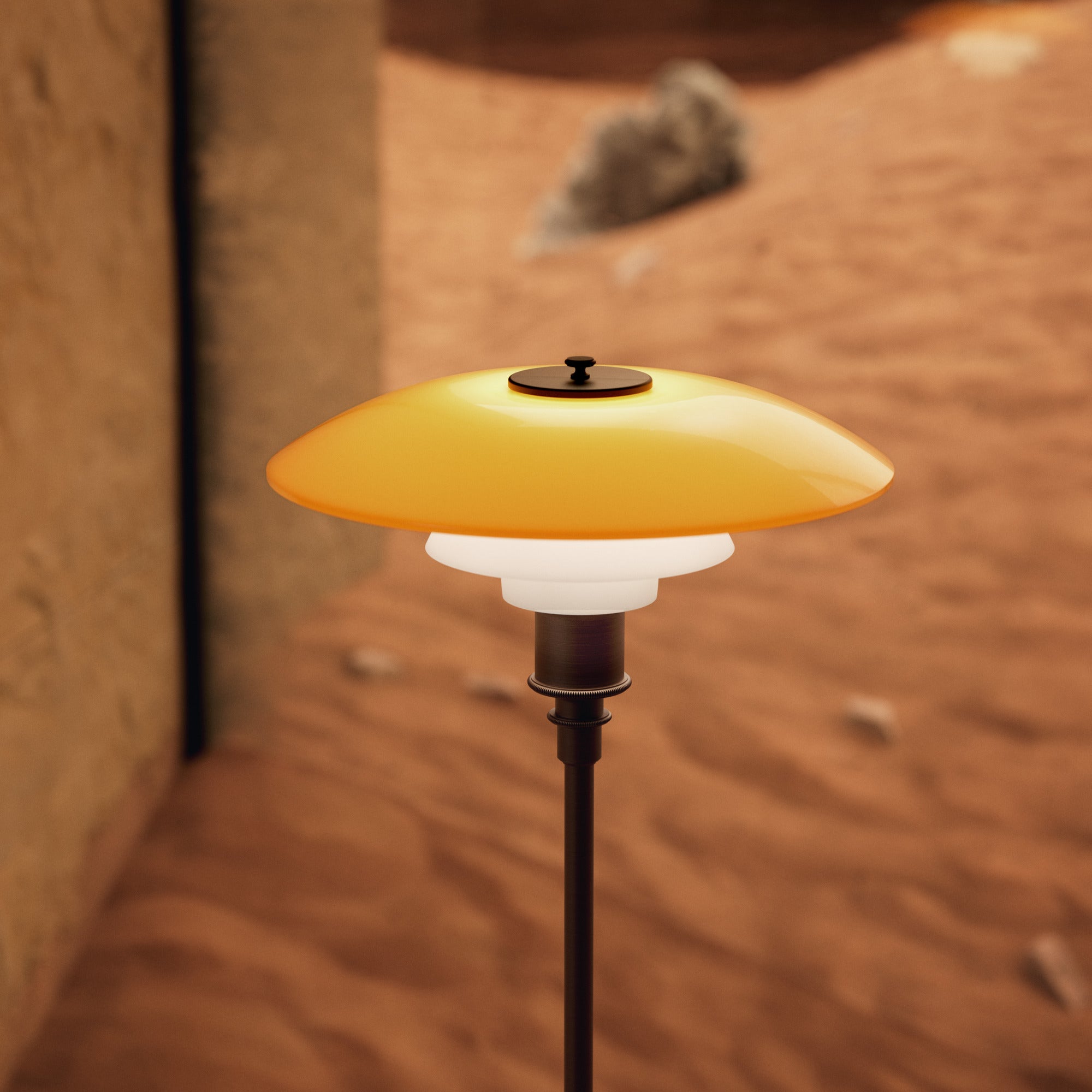 Vloerlamp PH 3½-2½ amber