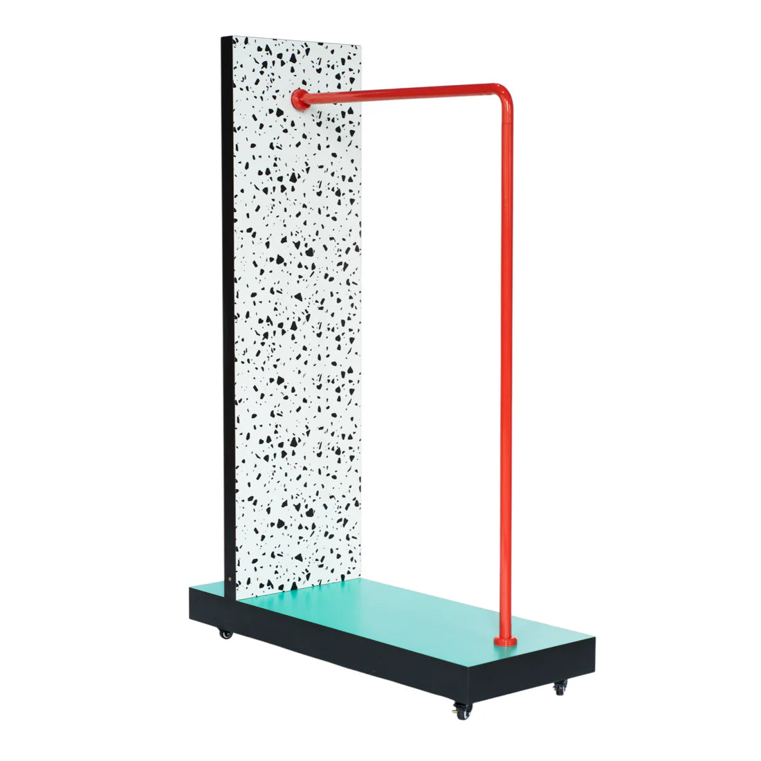 Mobile Hanger SUPERSTENDER TERRAZZO white with turquoise and red