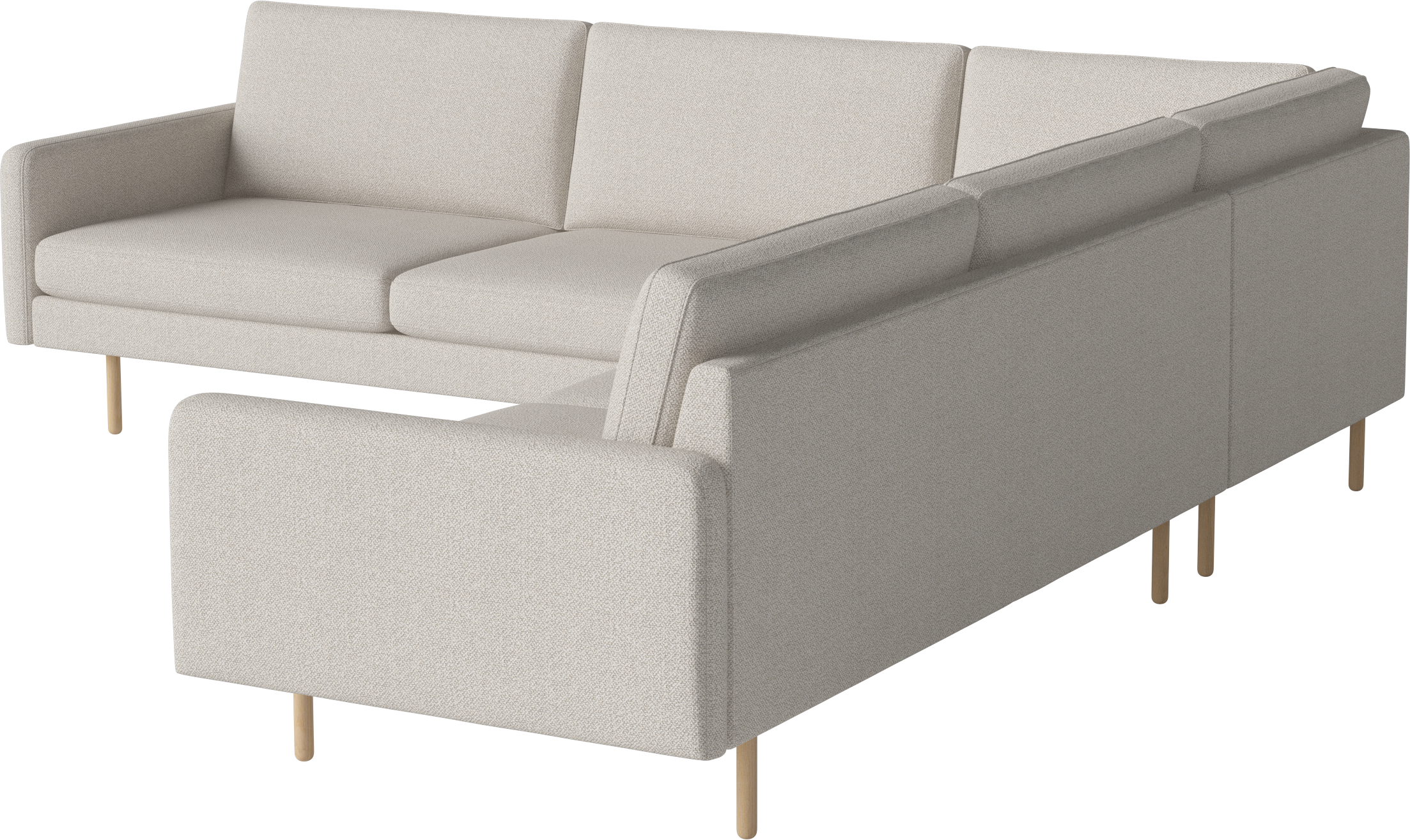 Symmetrische Ecke Skandinavia Remix -Basis von Eichenholz