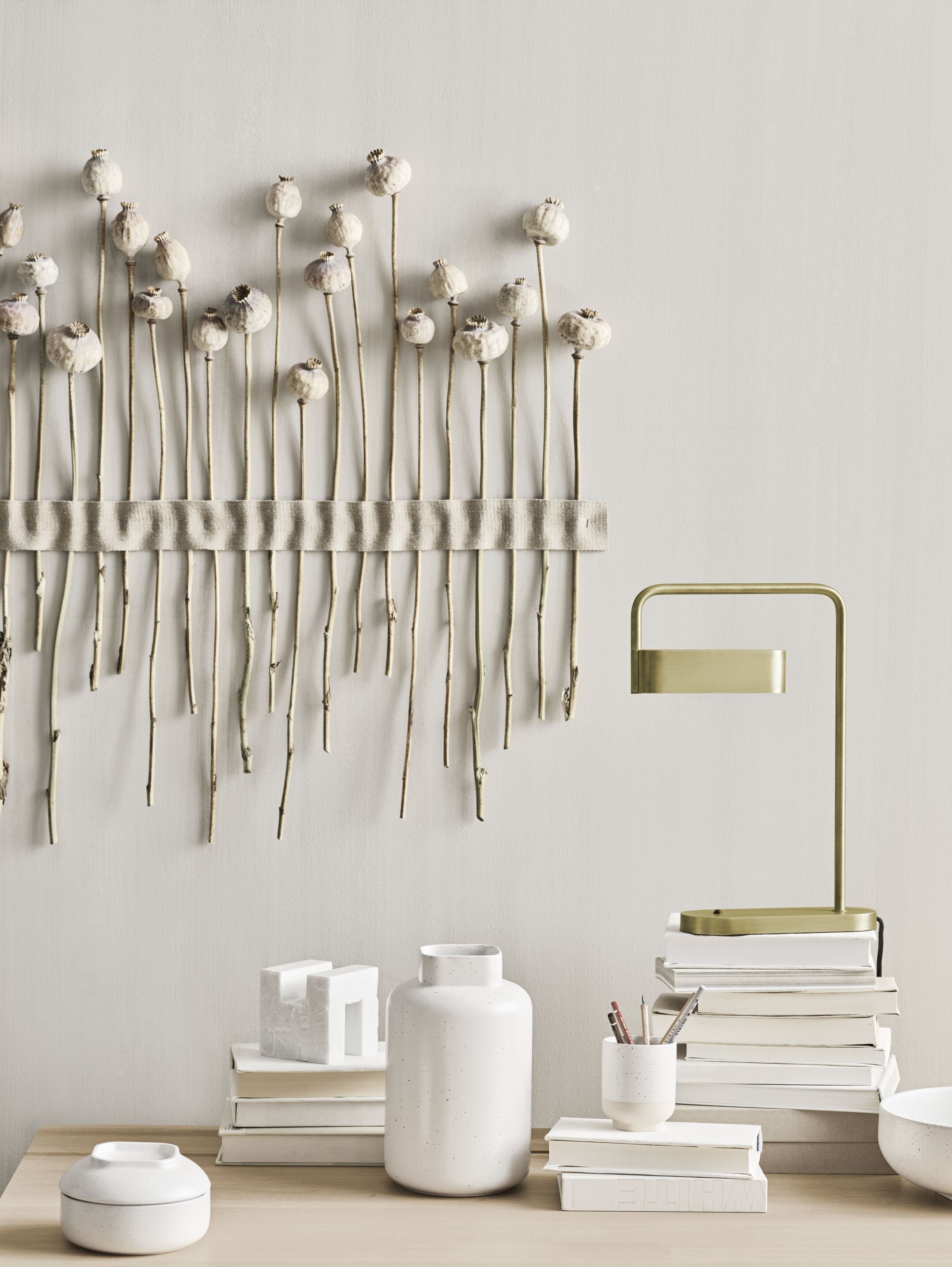 Bureau lamp SCRIBE crèmekleurig