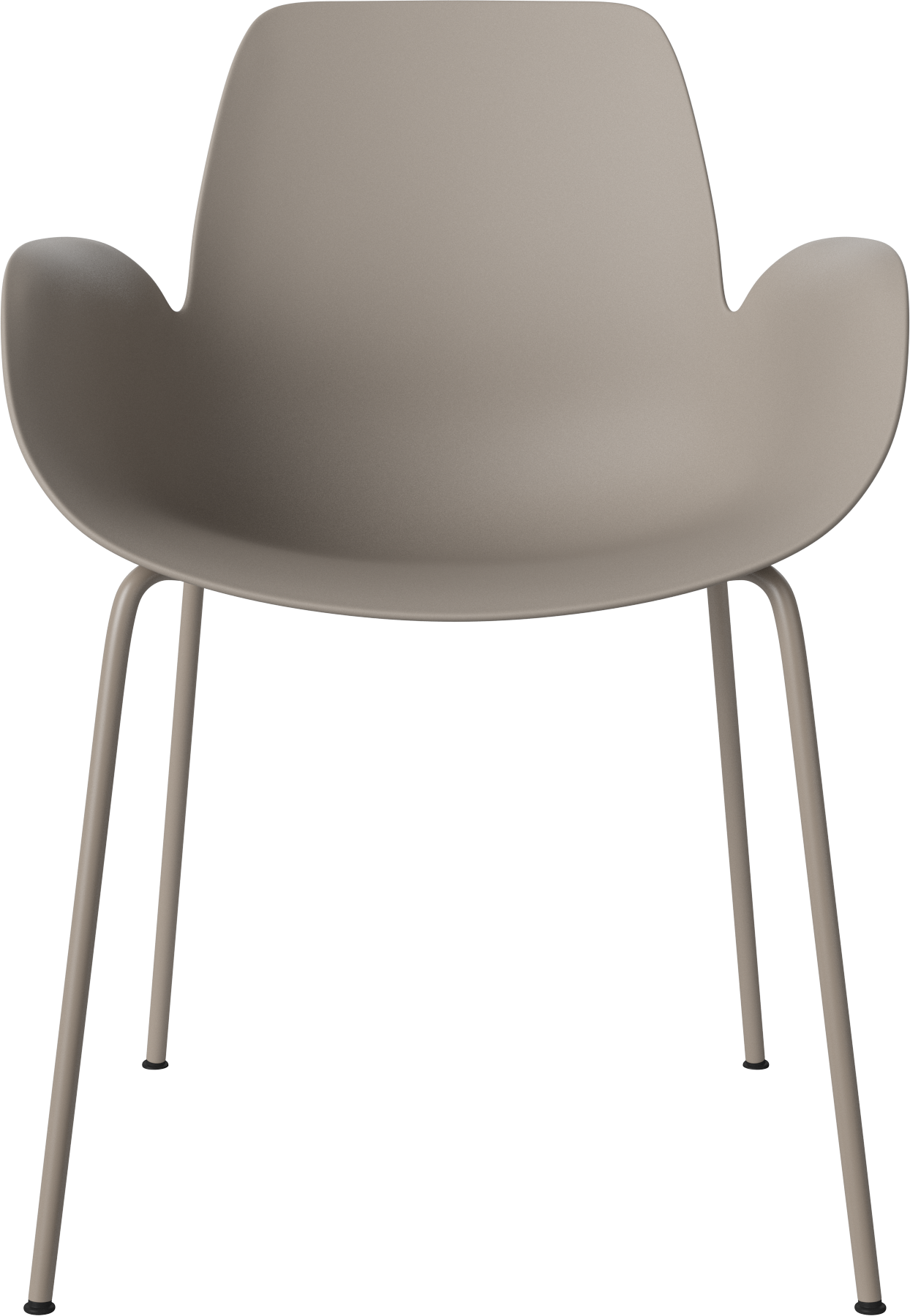 Zetel met armleuningen SEED beige met beige basis