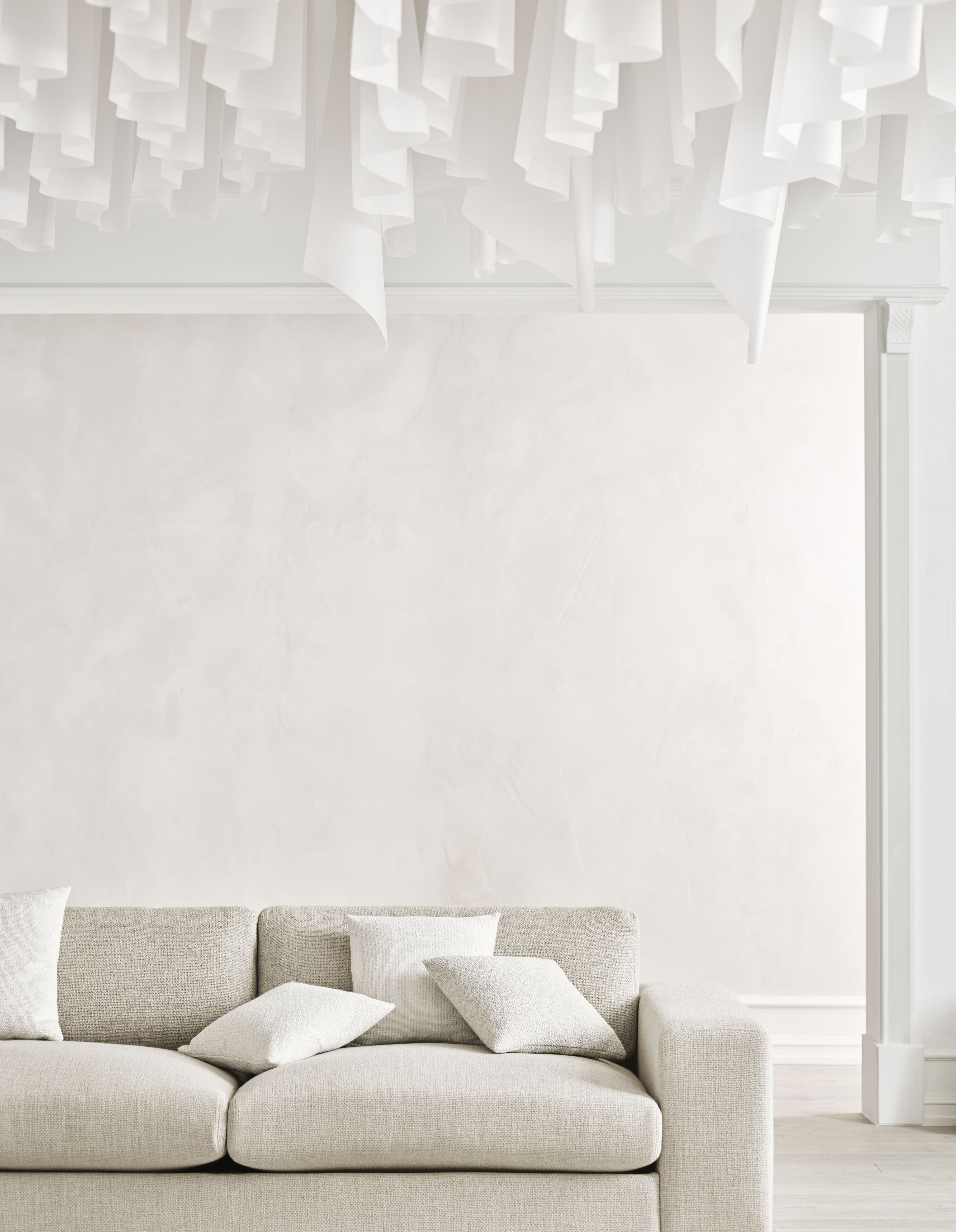 Symmetrische hoekbank SEPIA met eikenhouten basis