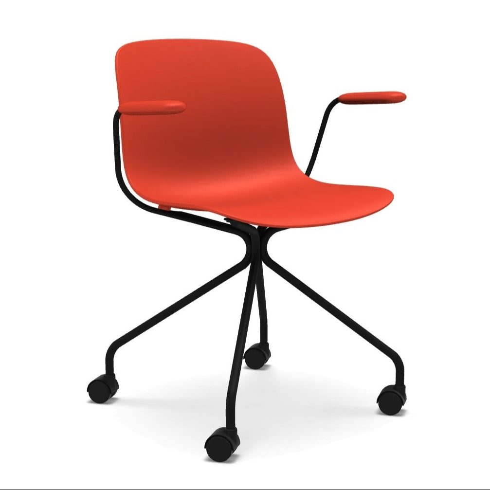 Bureau stoel TROY rood