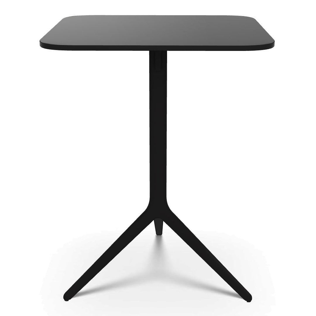 Round outdoor table CENTRAL black