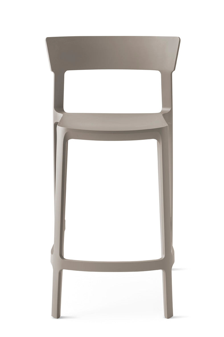 SKIN taupe bar stool