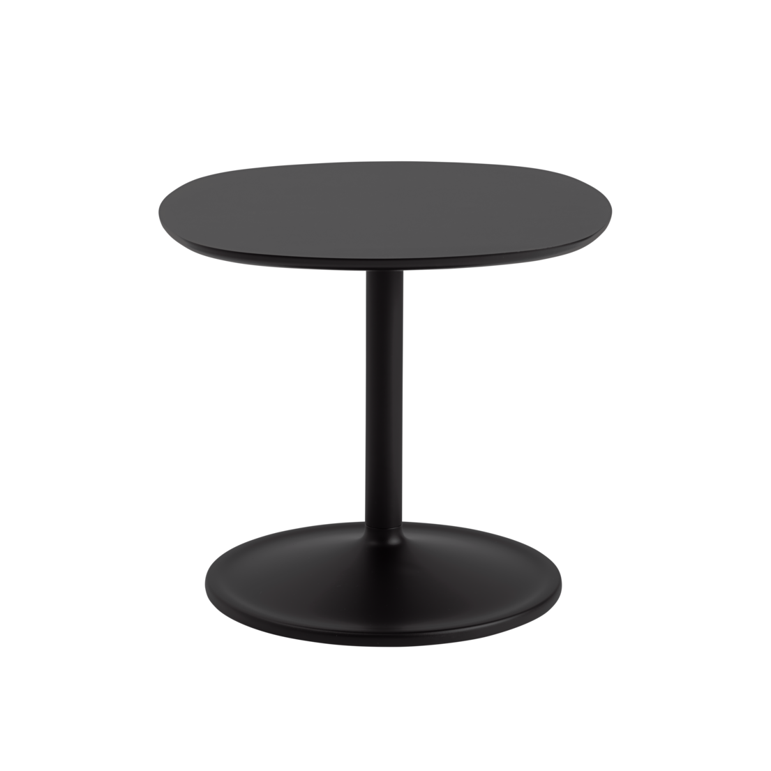 Vierkante zijtafel SOFT zwart