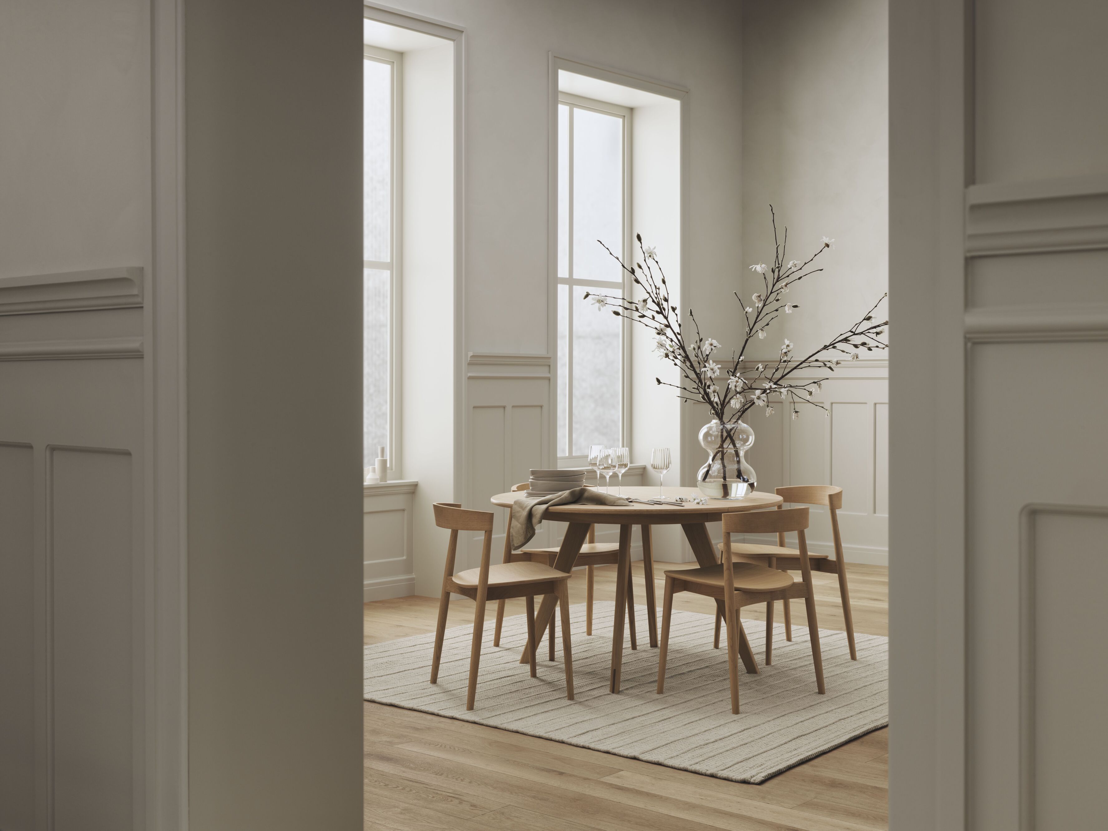 Vloerkleed HARPER beige