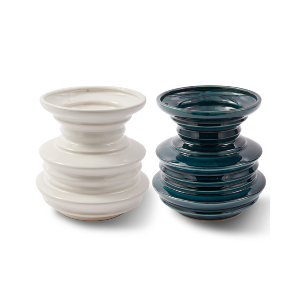 Vaas STACKED PLATES wit