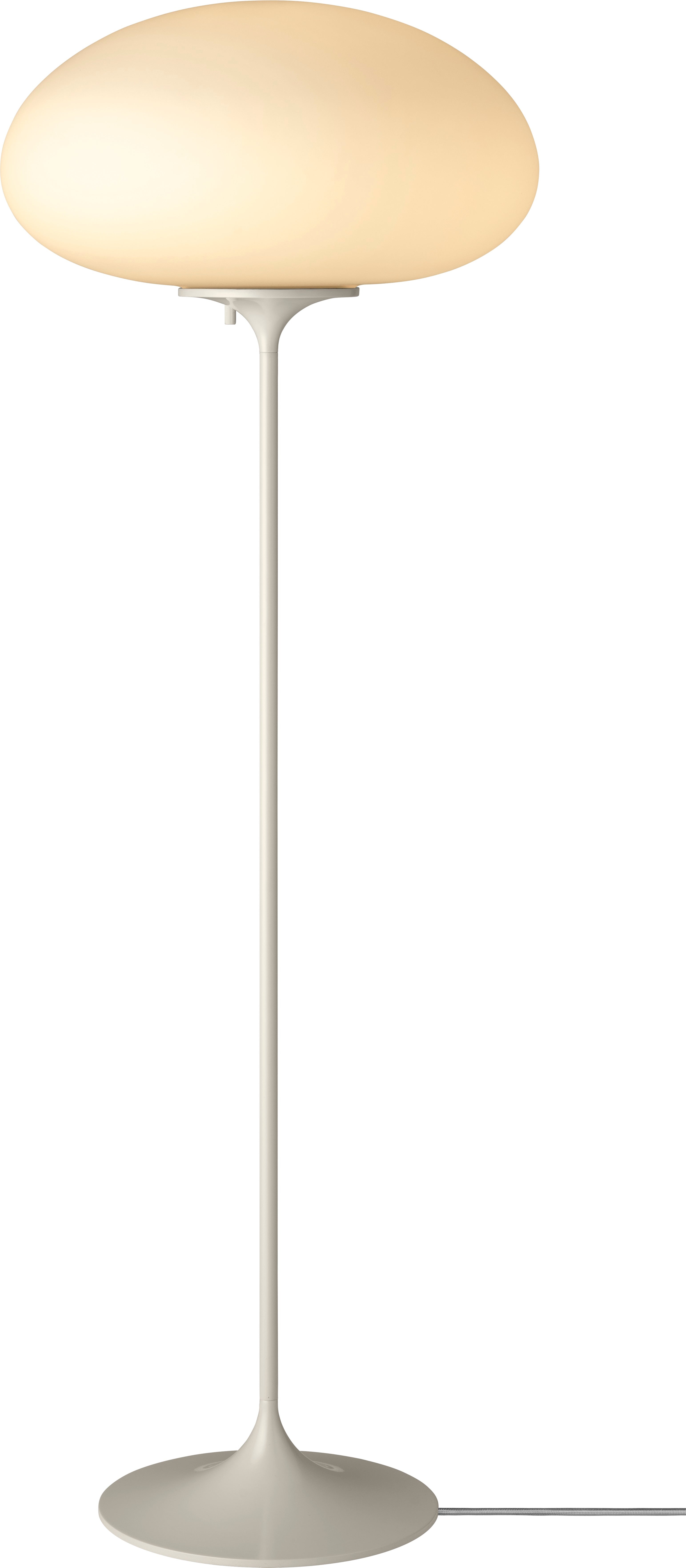 Lampa podłogowa STEMLITE kremowy – szkło